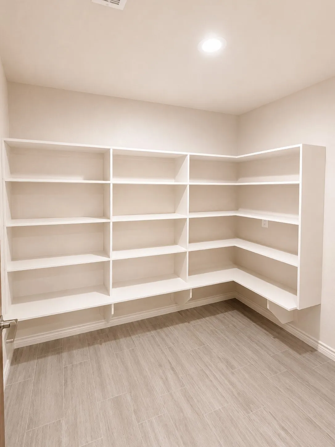 Huge walk-in pantry