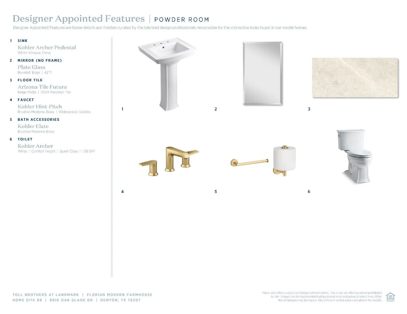 Florian Modern Farmhouse-Powder Room Selections