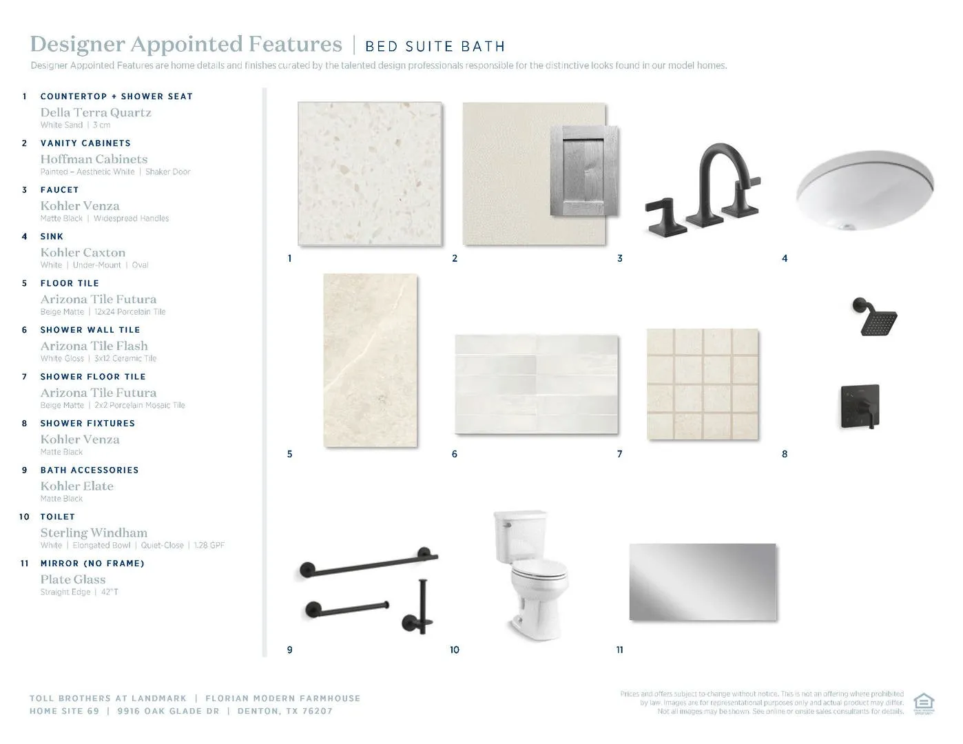 Florian Modern Farmhouse-Bed Suite Bath Selections