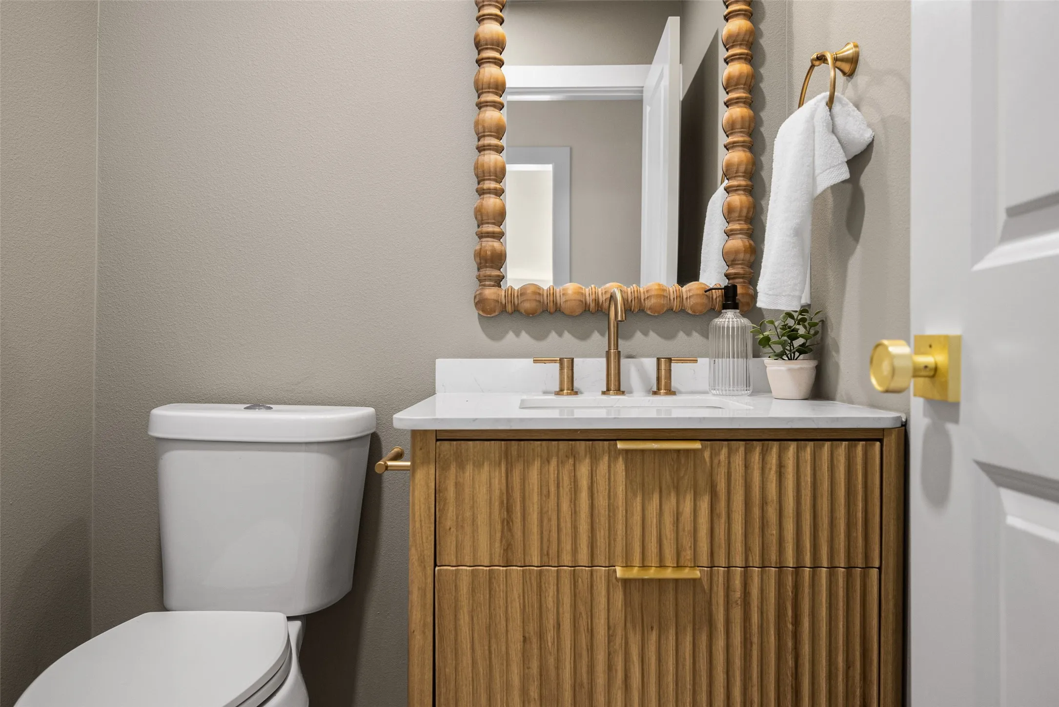 First floor half bathroom