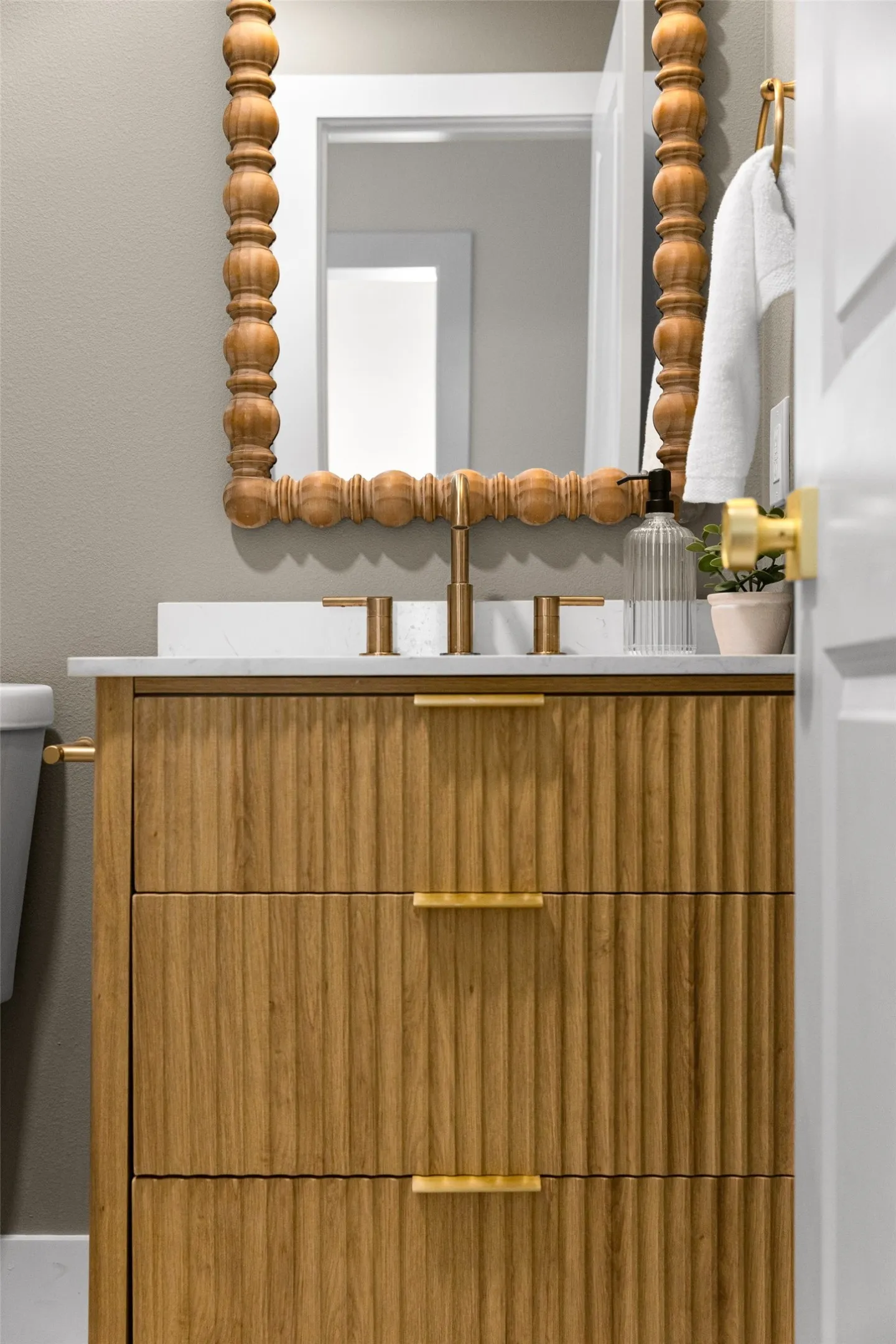 First floor half bathroom