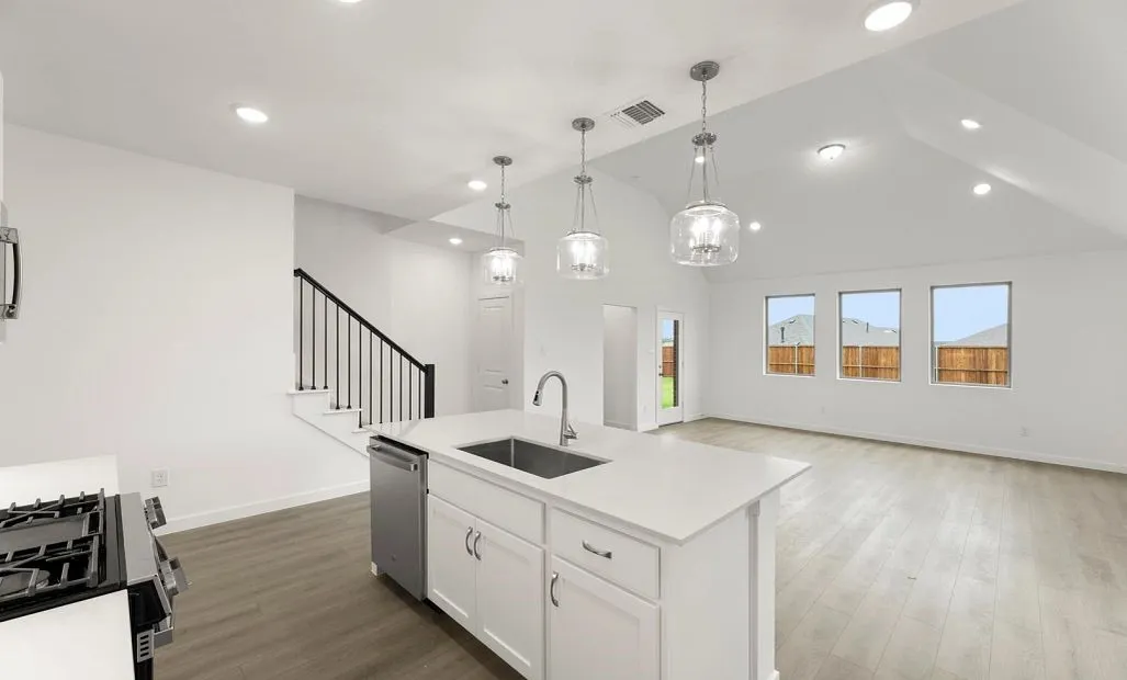 Open Kitchen-Living-Dining Room Representative Photo featuring the Timeless Collection