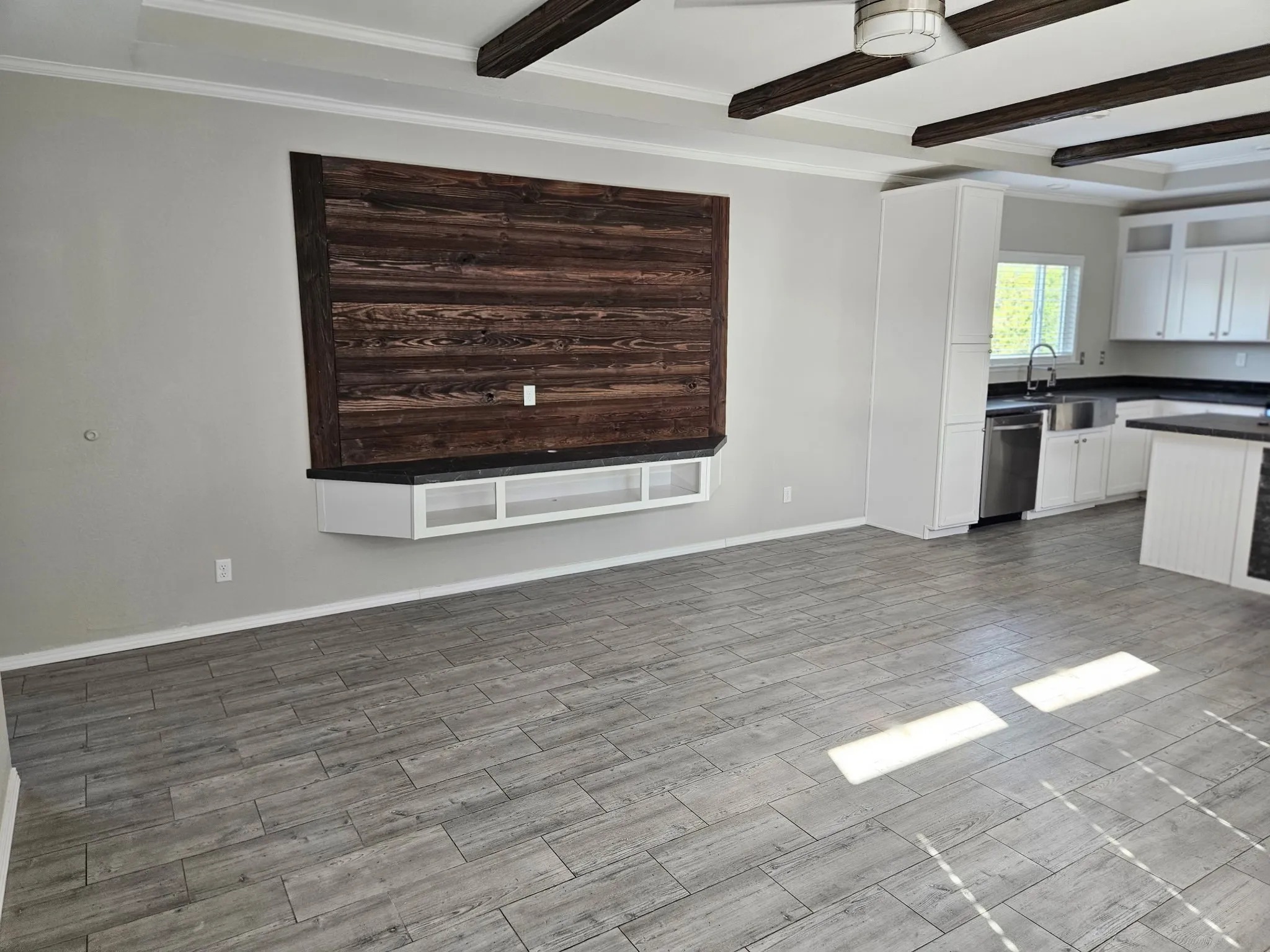 Built in Entertainment Center Storage