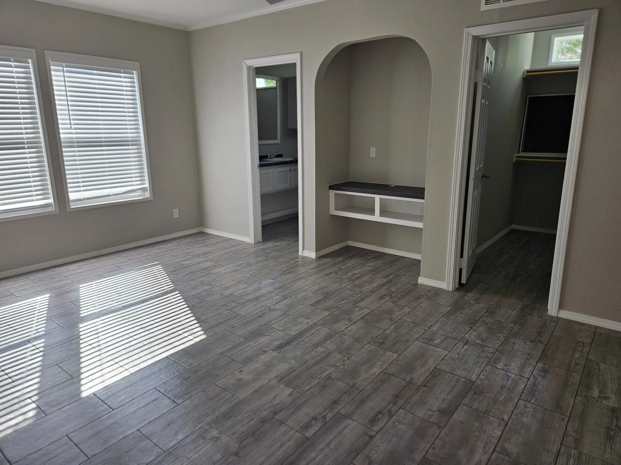 Bedroom 2 on Left end of home