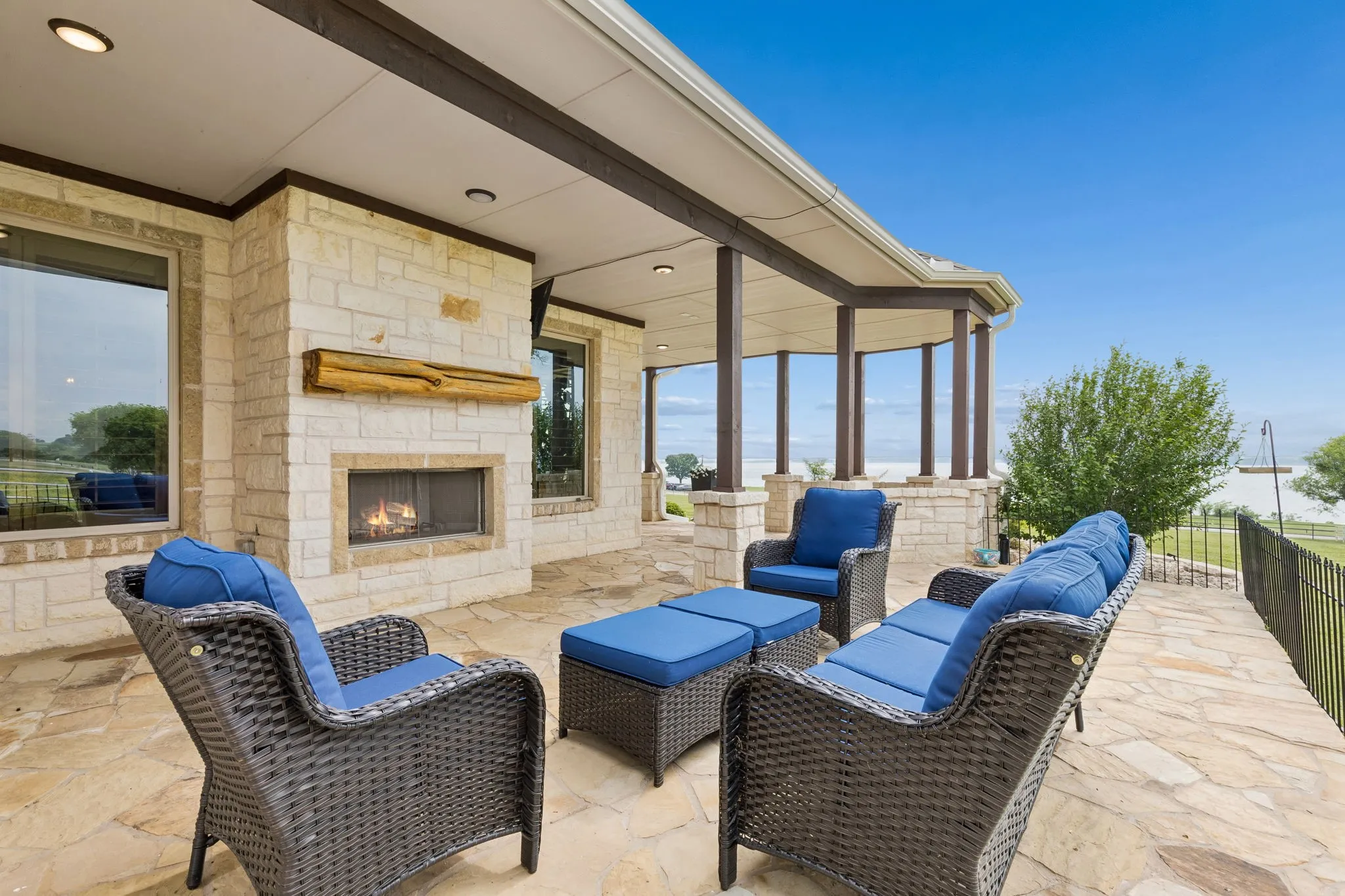 Private patio with access from the primary suite.