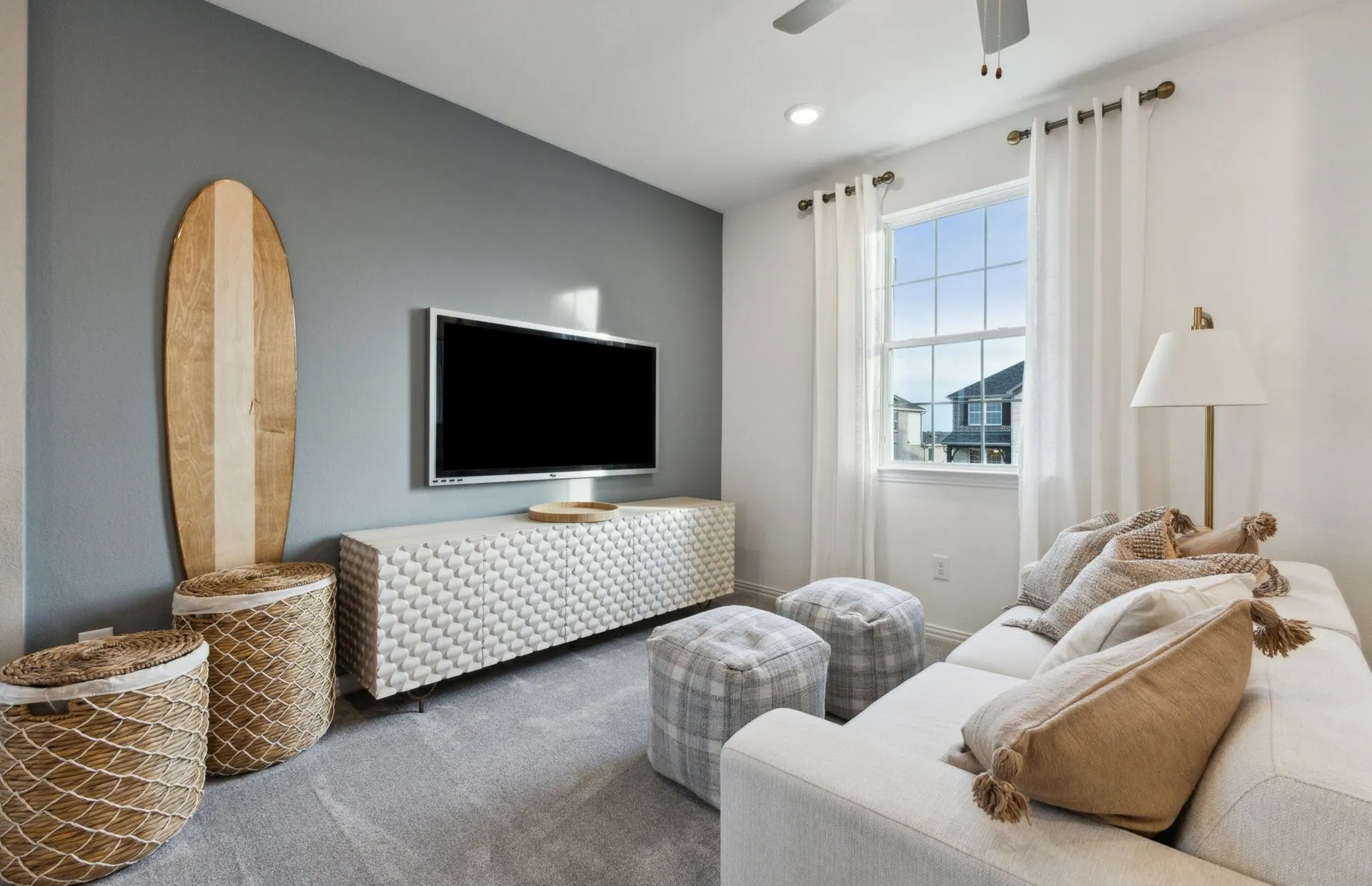 *Model Representation - Spacious loft on second level view 2