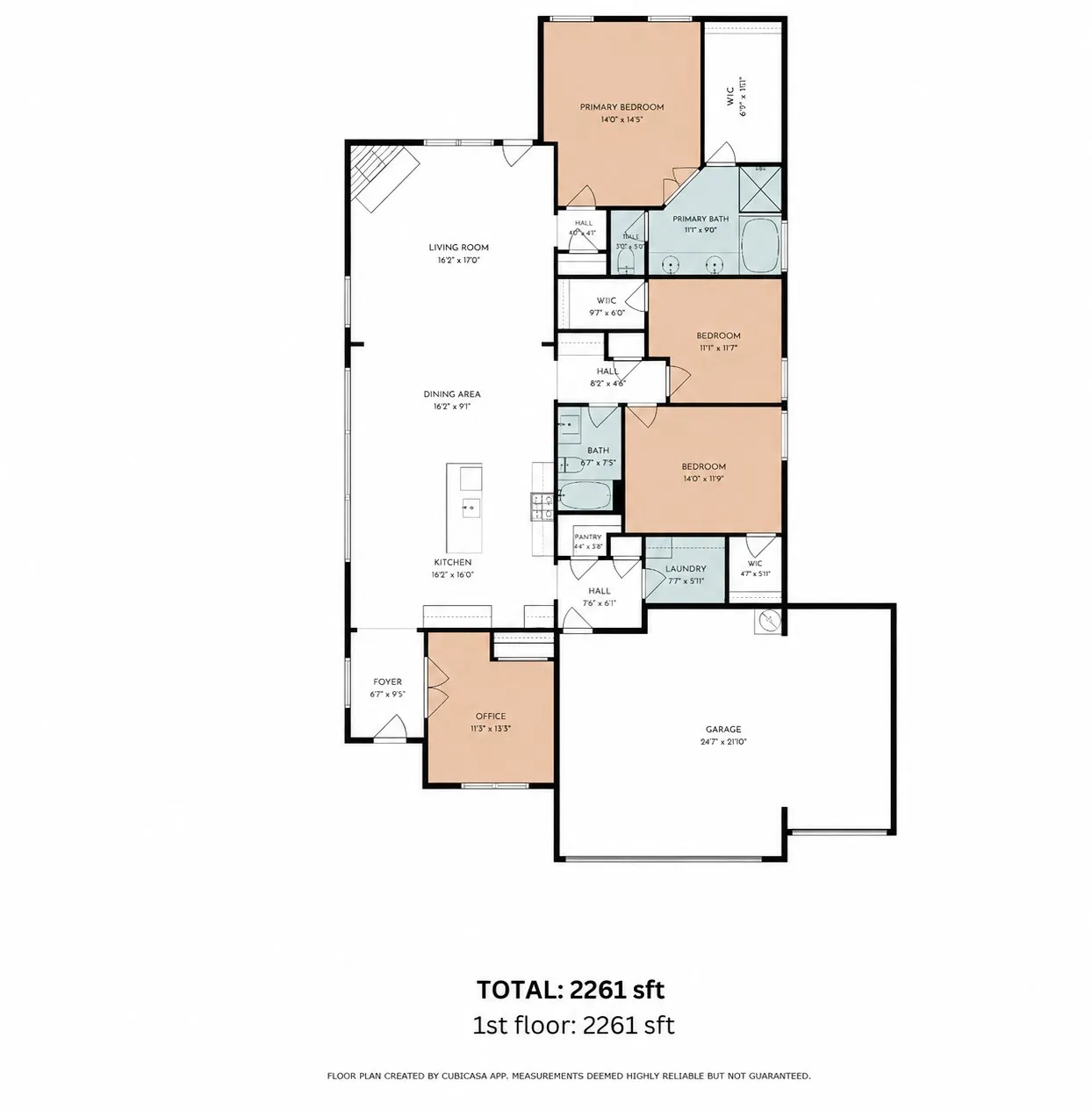 Floor plan showcases the home’s functional layout, multiple living spaces, and highly desirable 3-car garage configuration.