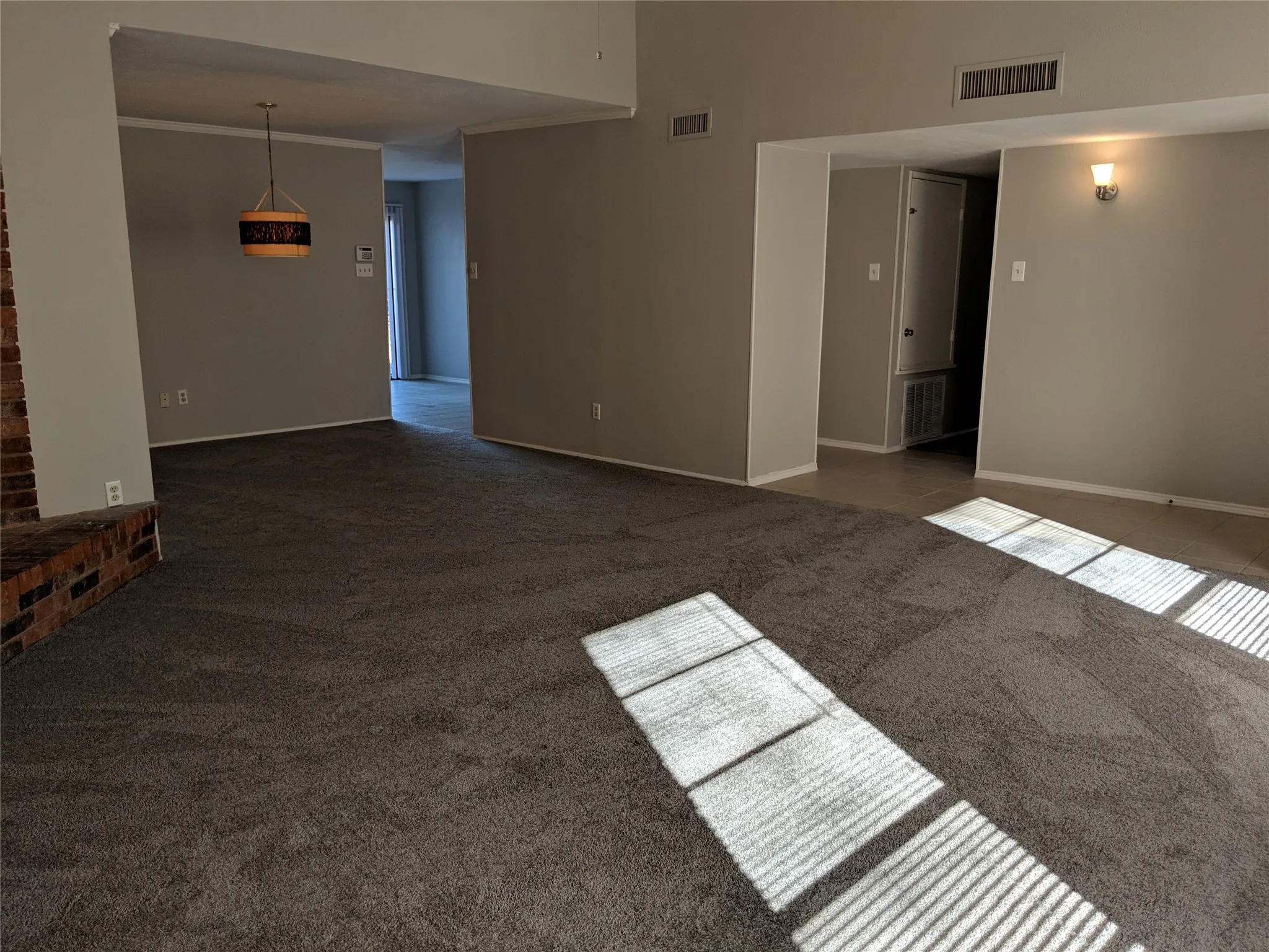 Living, dining, entry
