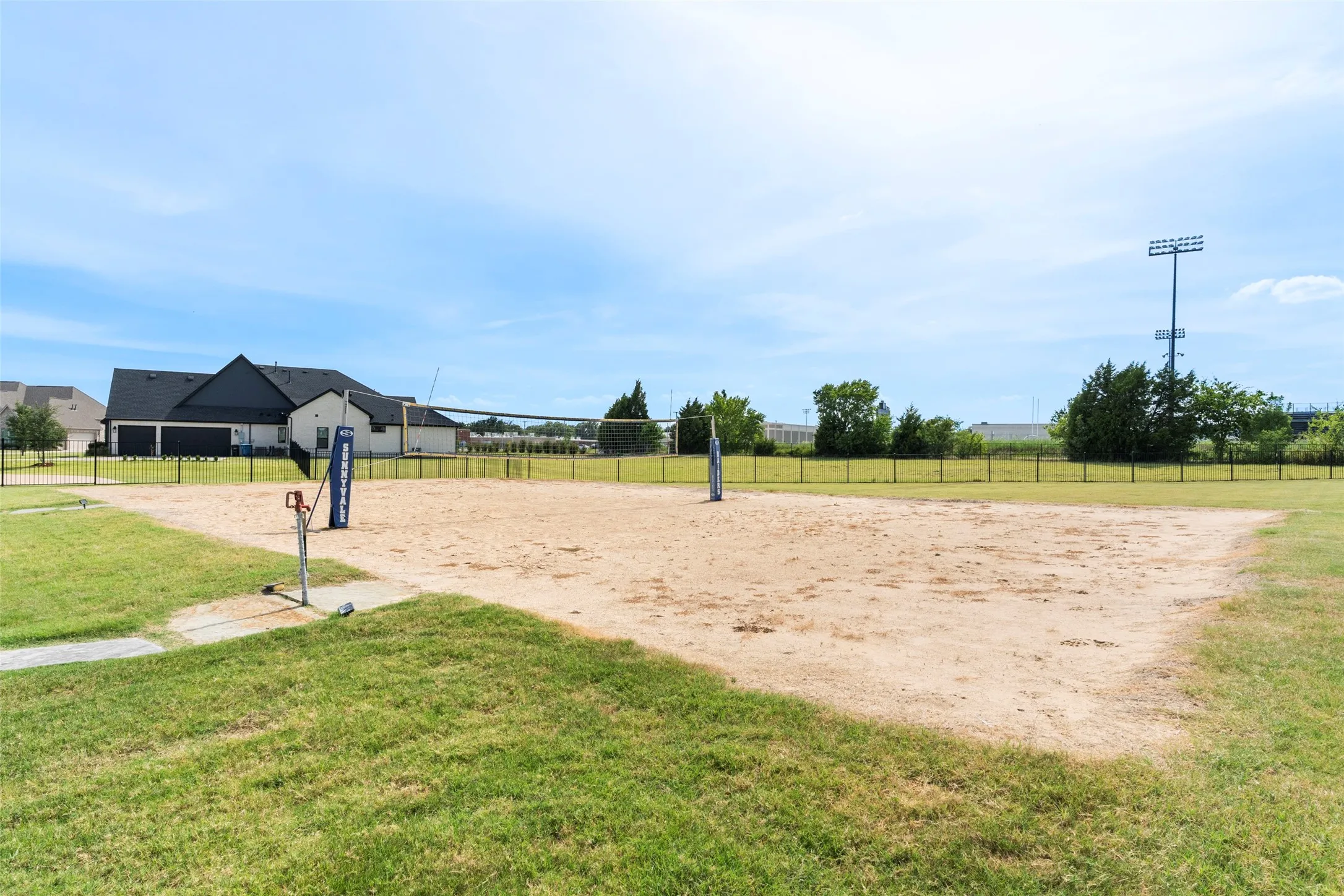Volleyball anyone?  This sand volleyball court is ideal for friendly sports matches, summer parties, and daily outdoor recreation.