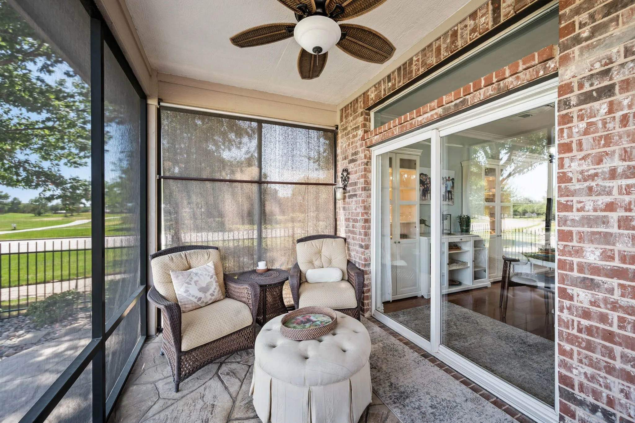 Screened-in Back Patio