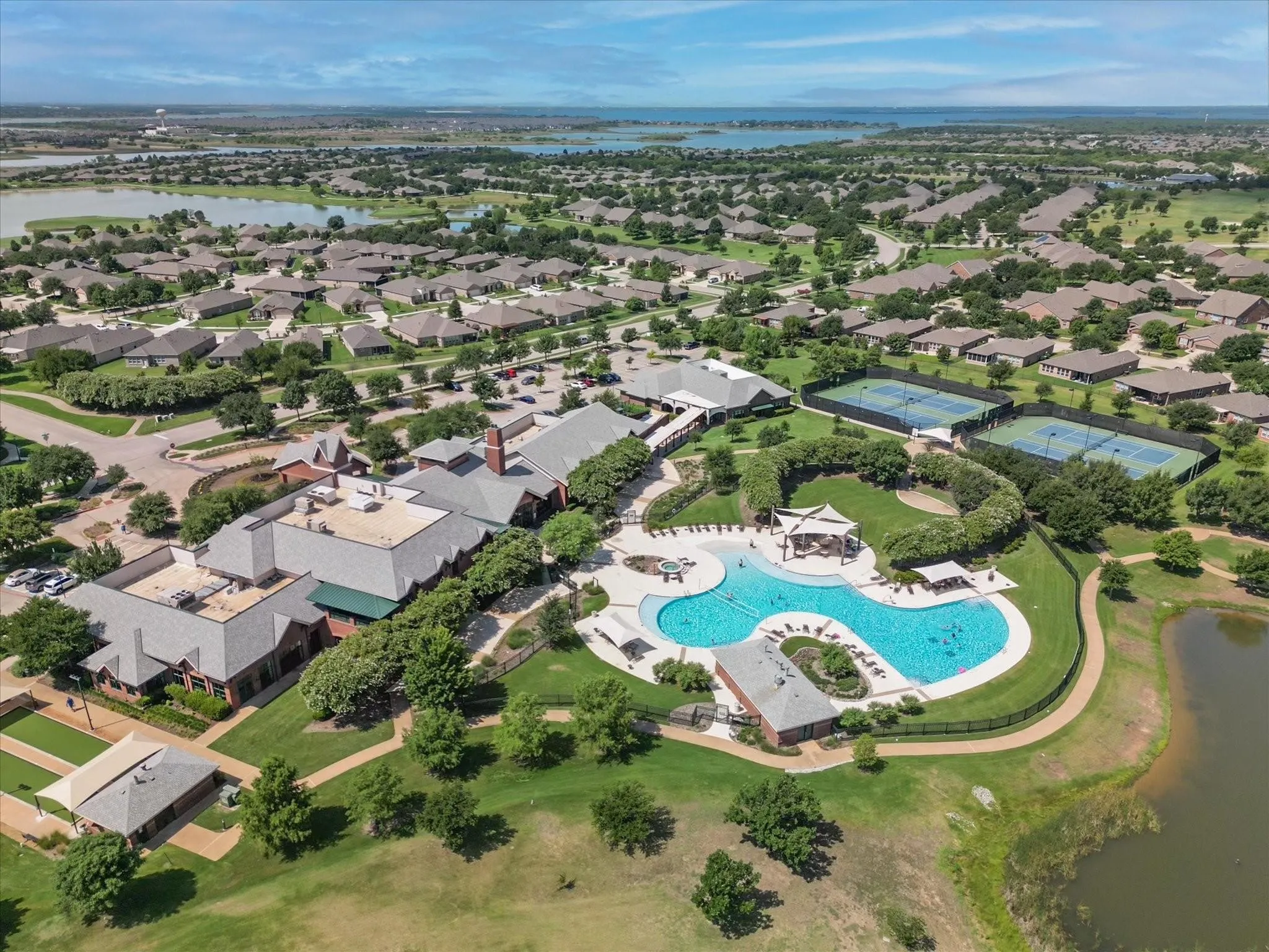 Aerial of Main Amenity Center