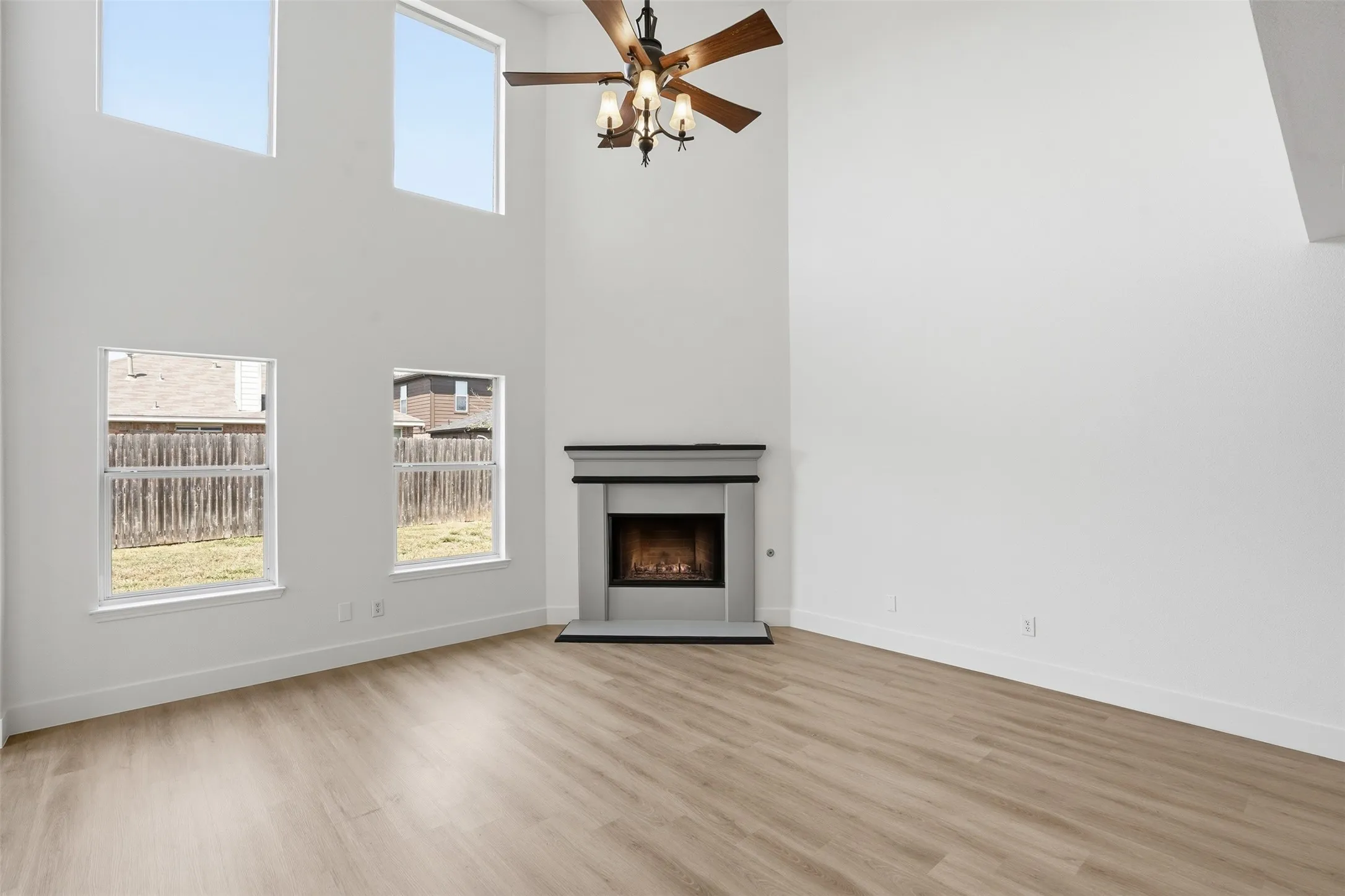 Living Room with Fireplace View