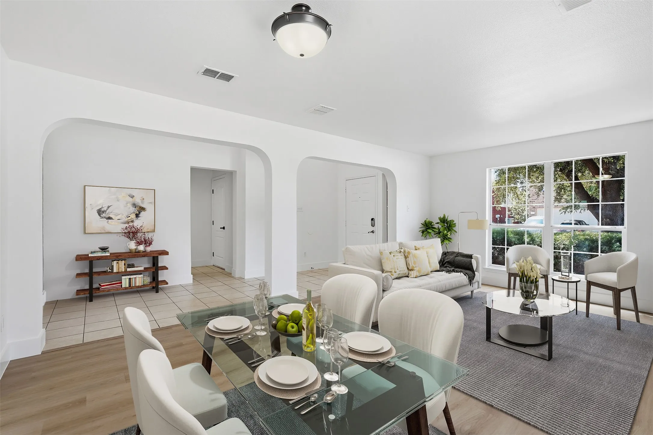 Virtually Staged - Living/Dining Combo