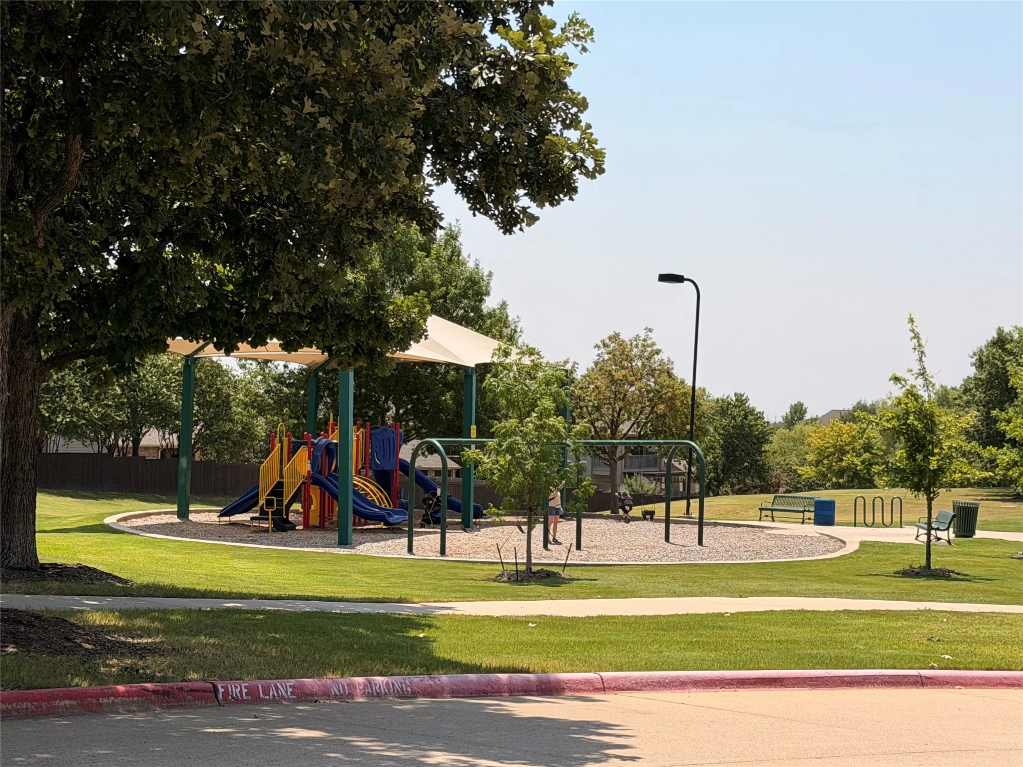 One of a few community playgrounds in Crawford Farms
