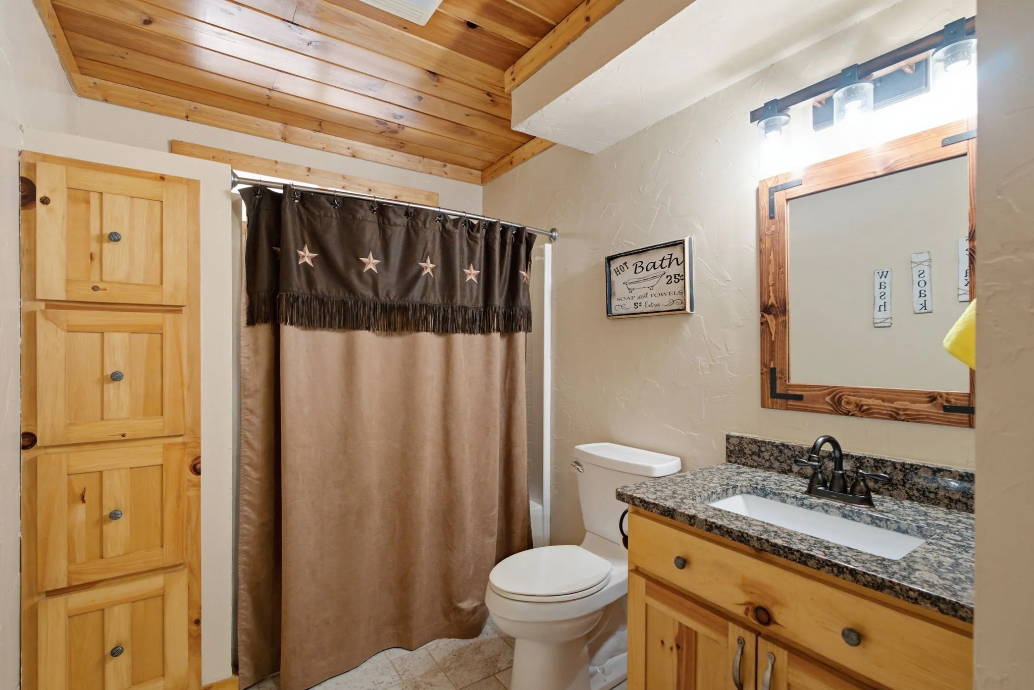 Hall bath downstairs