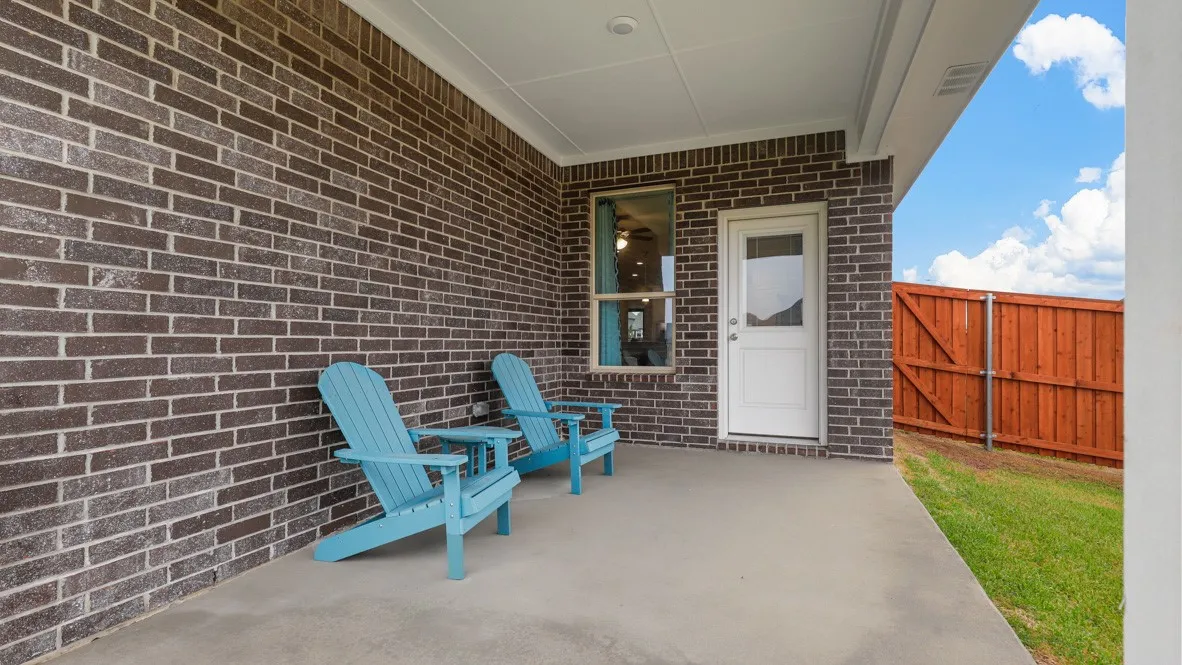 Patio - All Home and community information, including pricing, included features, terms, availability and amenities, are subject to change at any time without notice or obligation. All Drawings, pictures, photographs, video, square footages, floor plans, elevations, features, colors and sizes are approximate for illustration purposes only and will vary from the homes as built.
