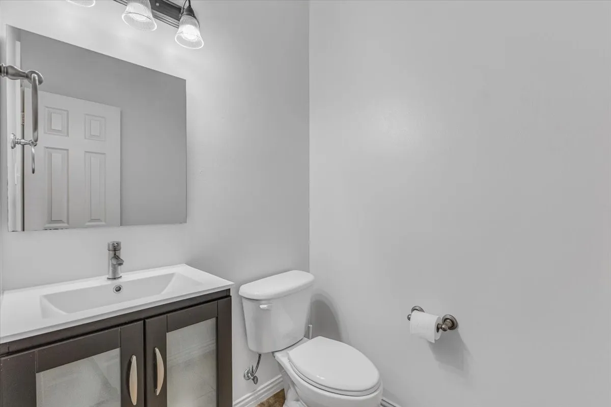 Half Bathroom next to Office