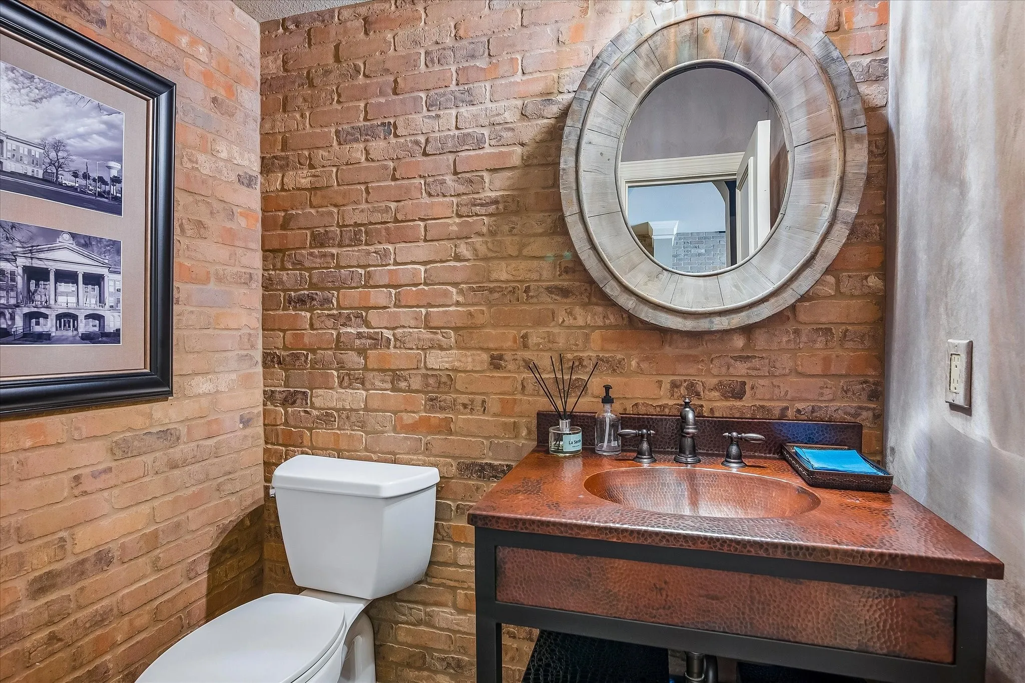 Half bathroom on the first floor.
