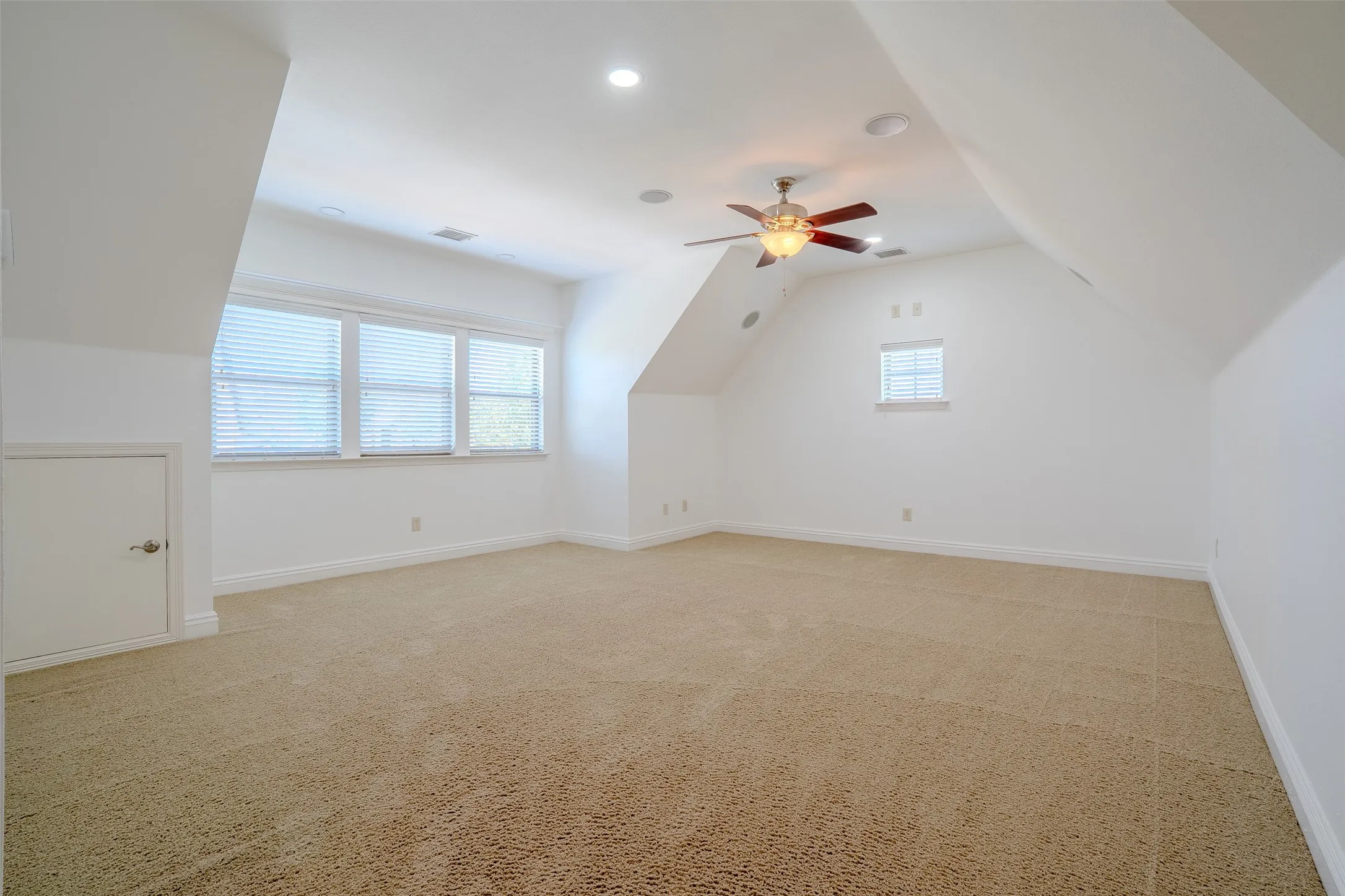 Game room with closet that could be a 6th bedroom!