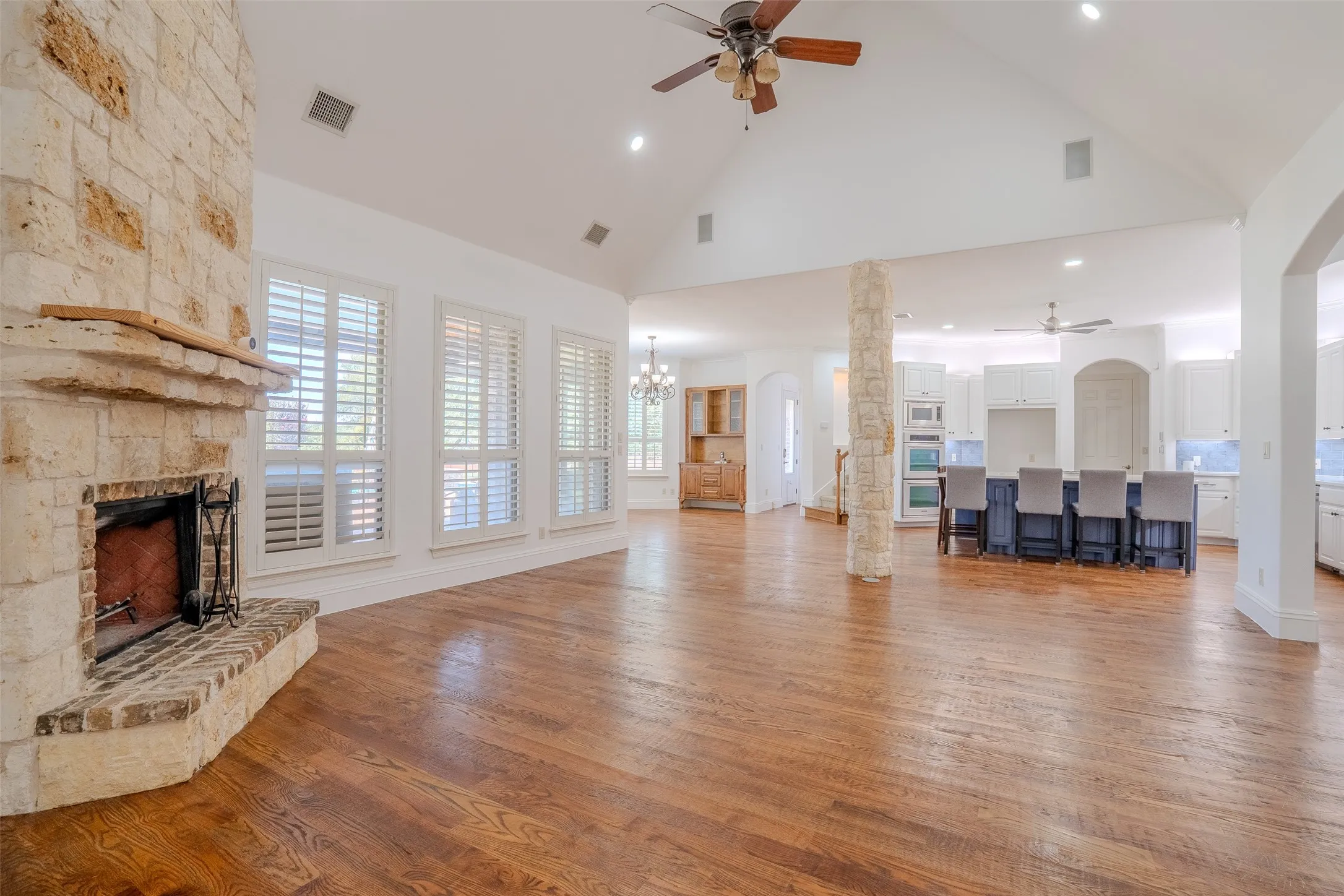 Open concept and great for entertaining.