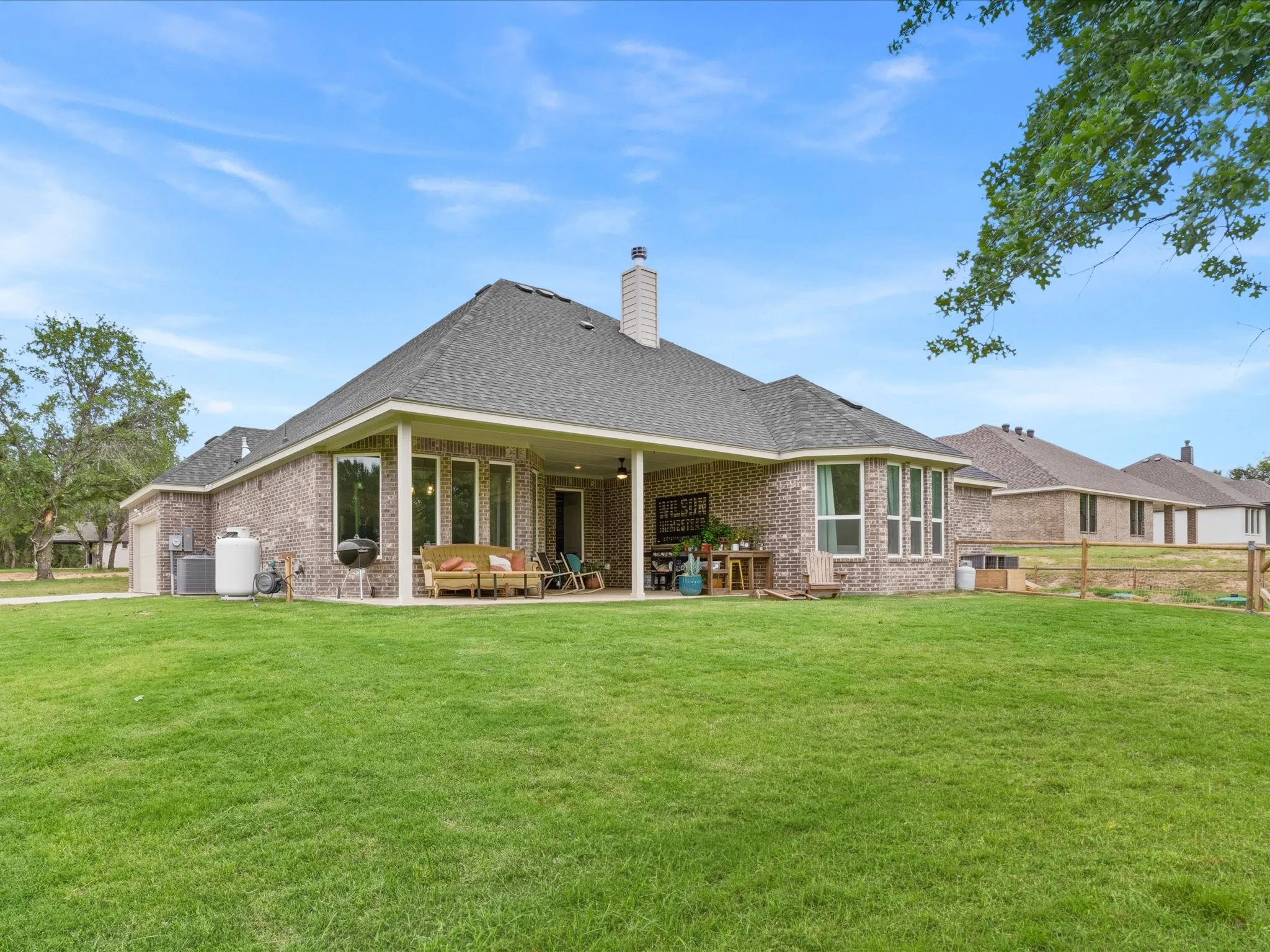 Enjoy wide-open outdoor space with plenty of room to create your dream backyard oasis.