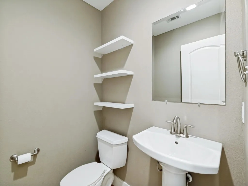 2nd floor half bath for convenience