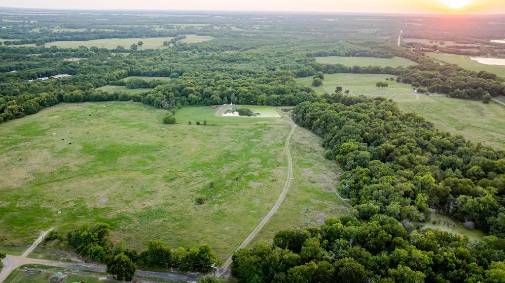 East boundary of property showing access easement to Windom Sewage Treatment Plant