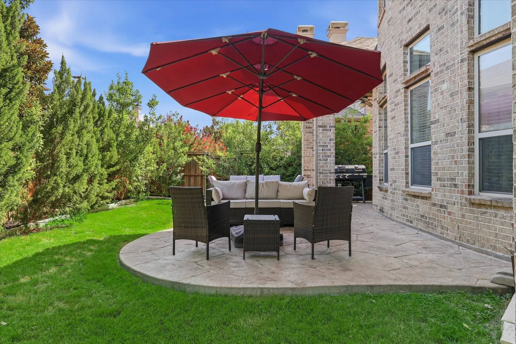 Extended patio