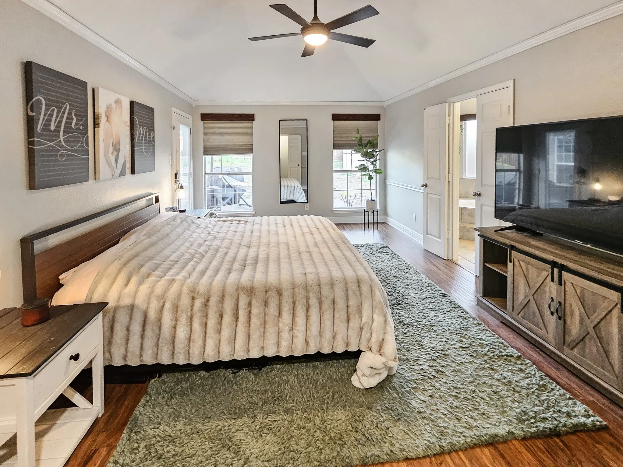 Staged Primary Bedroom