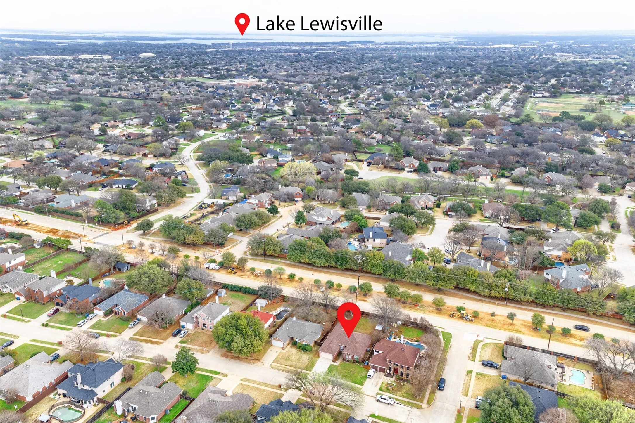 Near Lake Lewisville