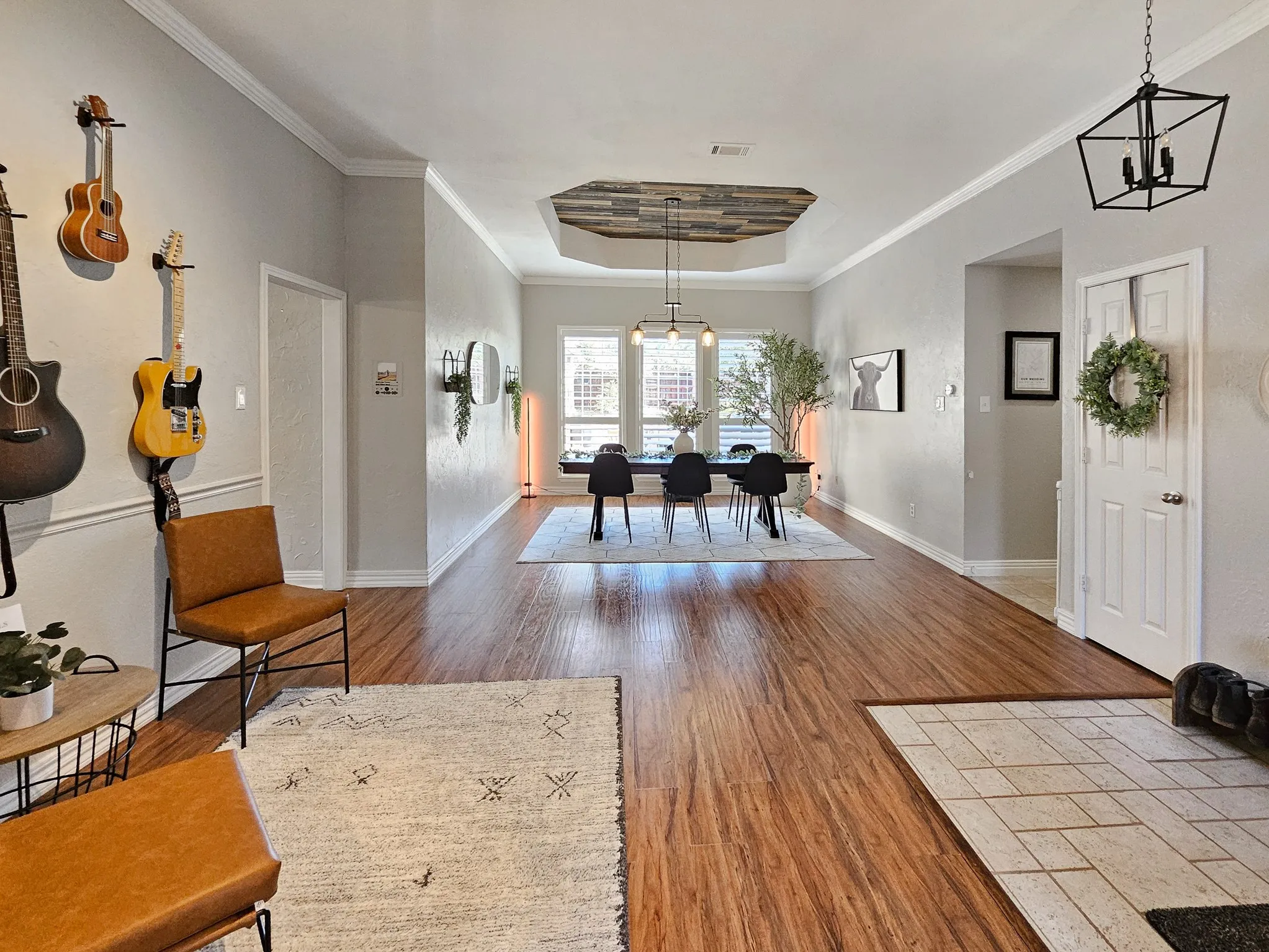 Entry, Sitting Area, Dining Area