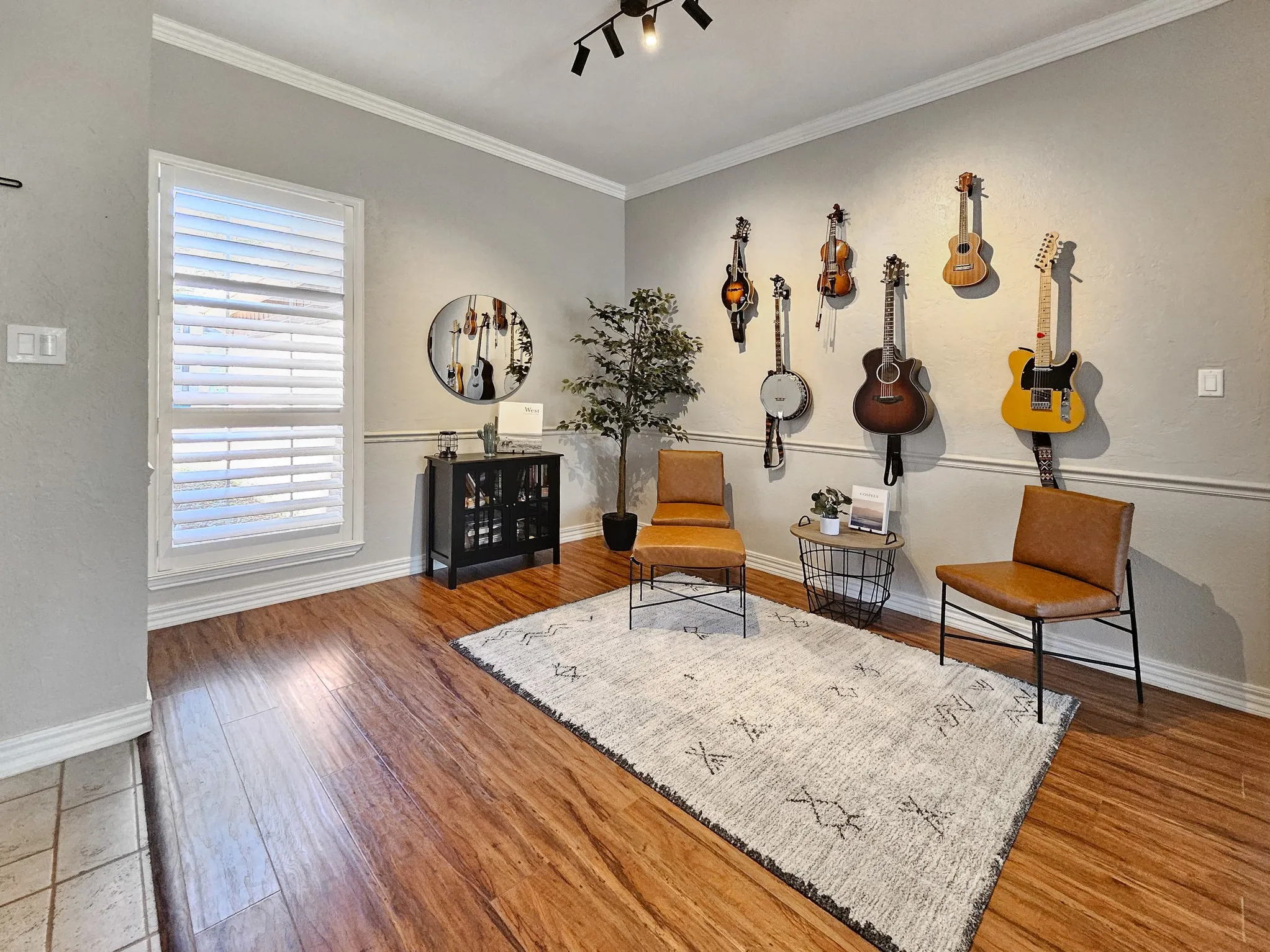 Living / Sitting Room staged