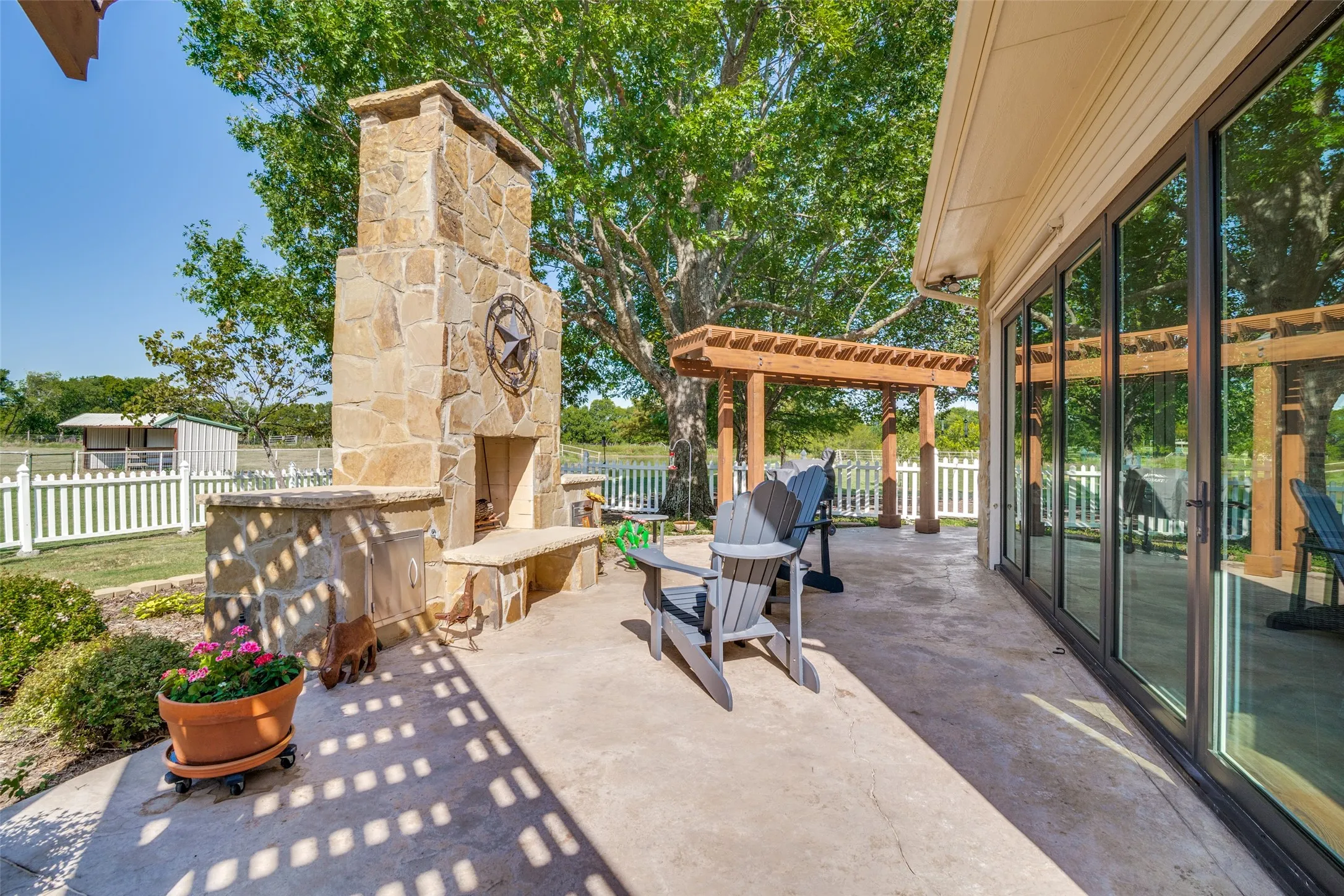 Enjoy outdoor living taking in the peace and quiet.