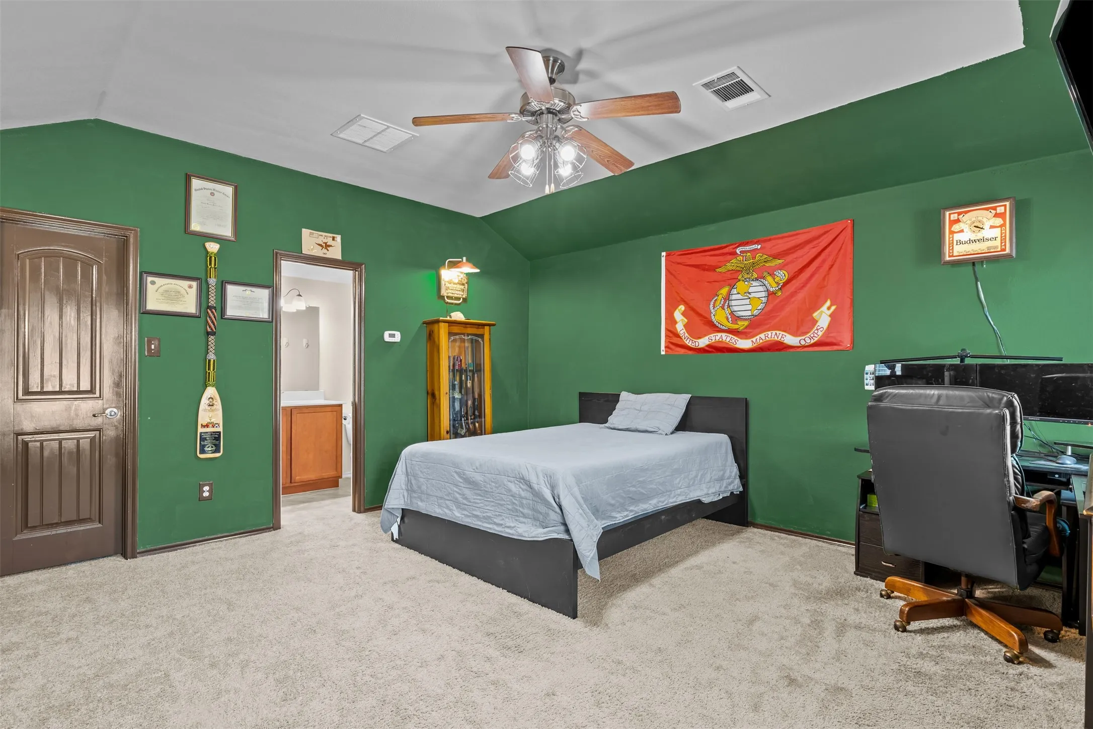 Space can also be used as a game room, media room, or play room