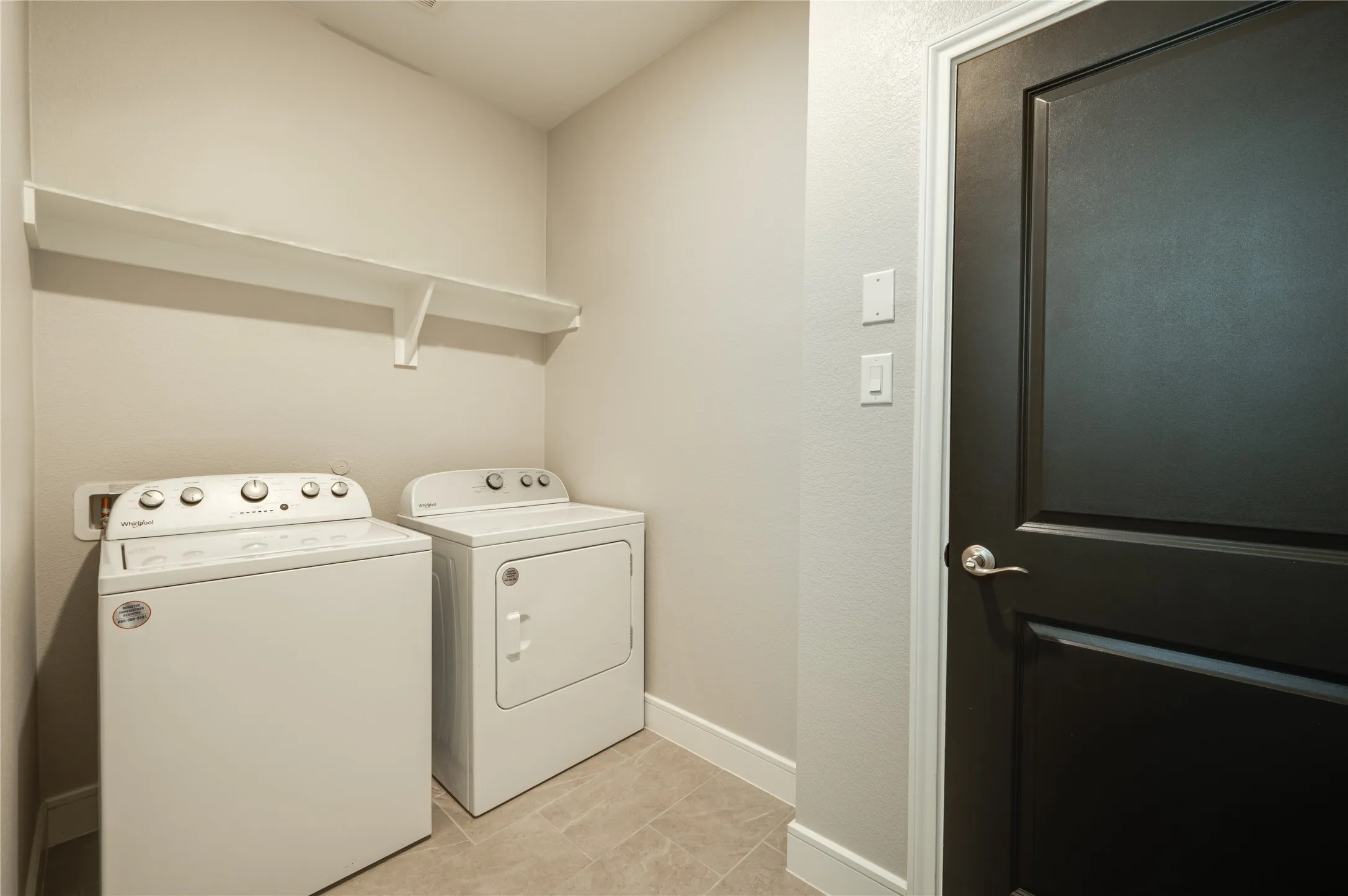 Washer and Dryer included.