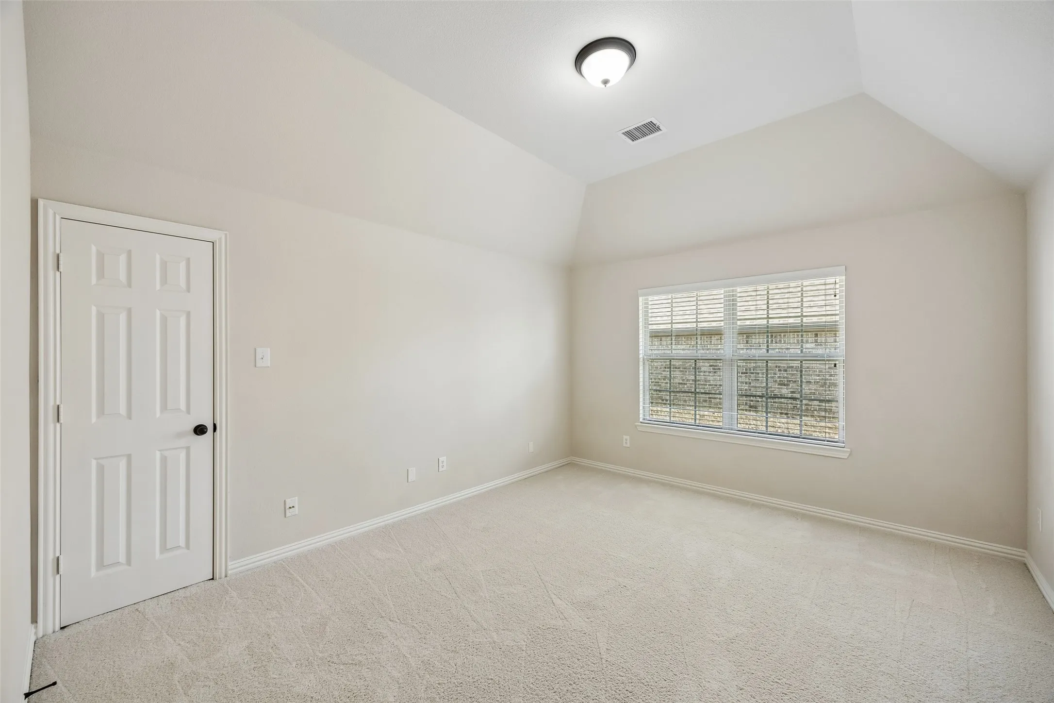 Large secondary bedroom upstairs with separate bathroom