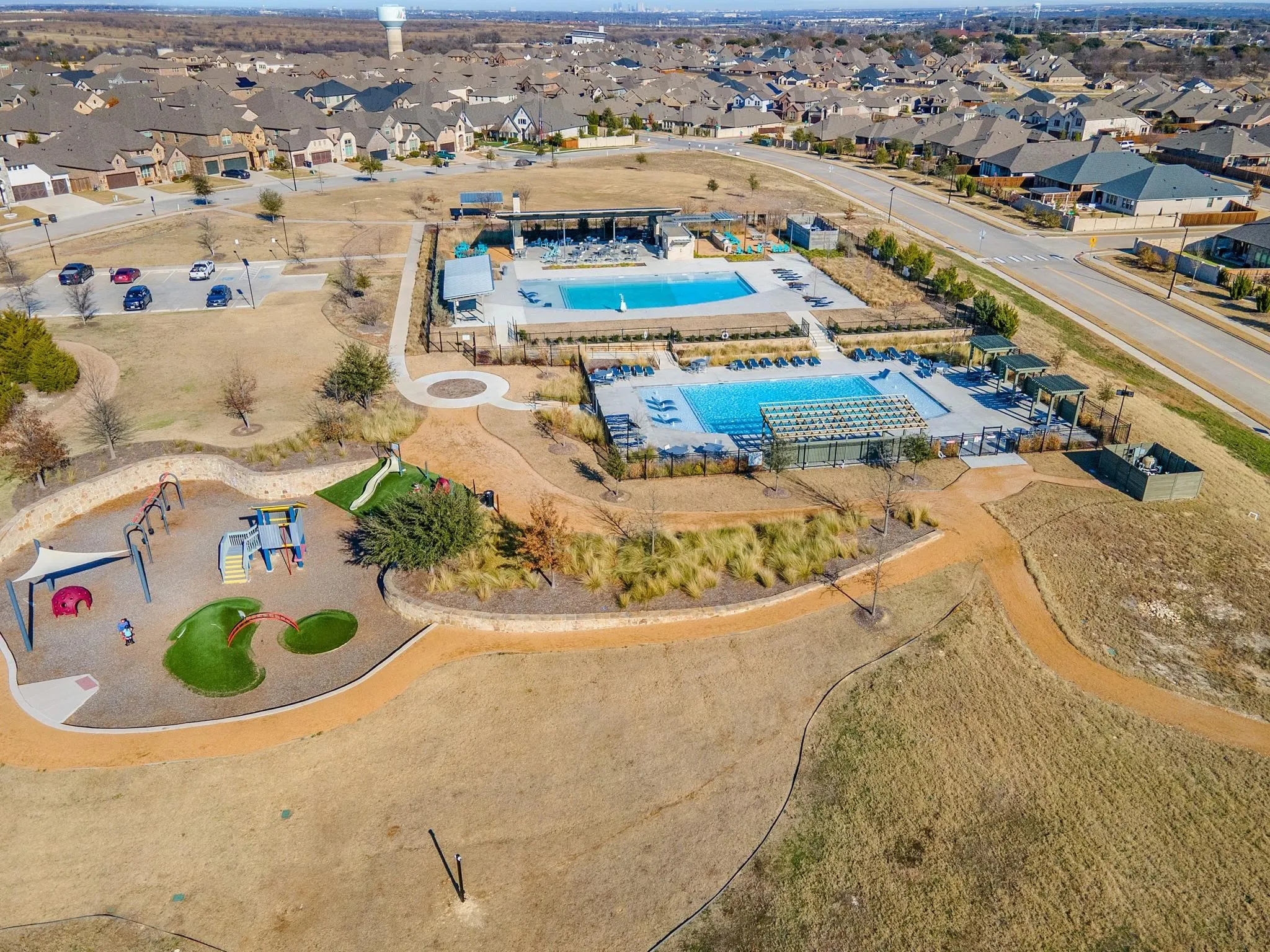 Your HOA provides pools, trails, dog parks and dedicated elementary. school.