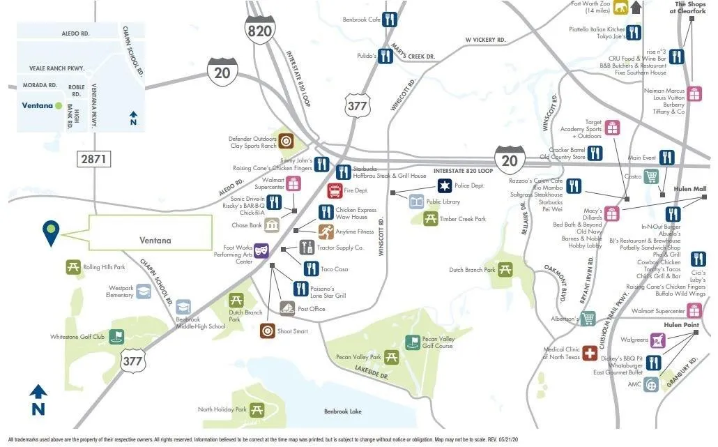 Local map of the area
