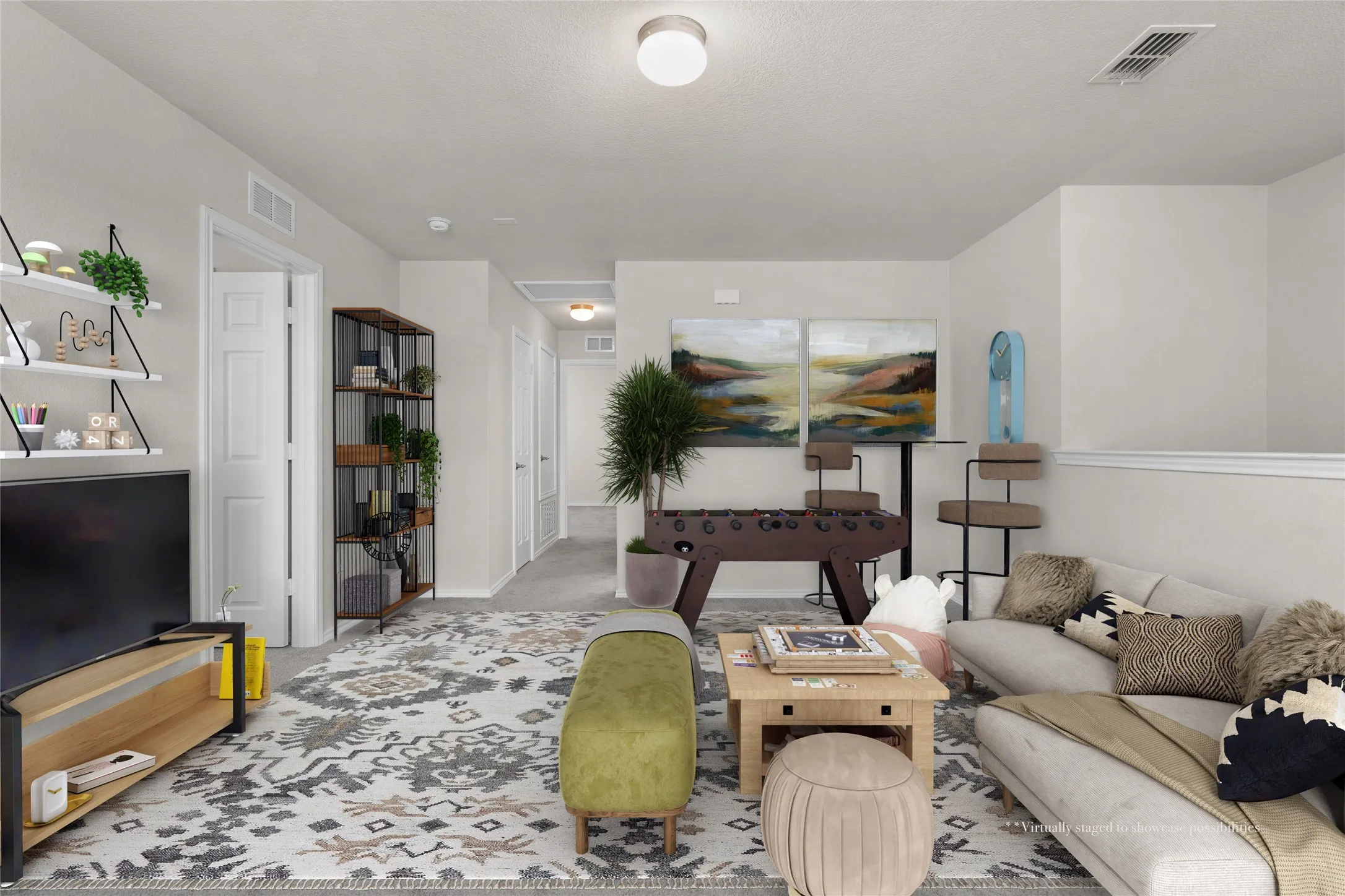 Virtually staged to showcase possibilities.