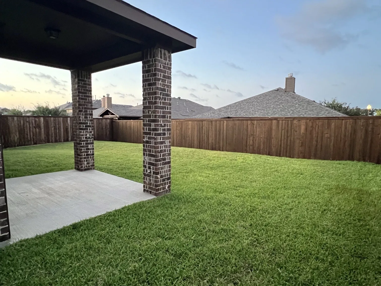 new fence