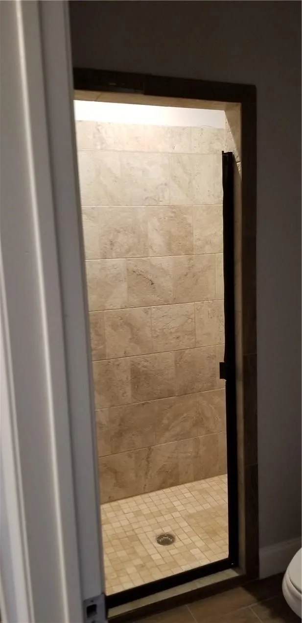 Primary bathroom shower