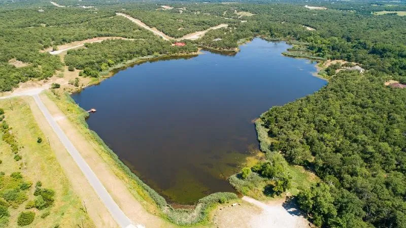 Private lake inside community