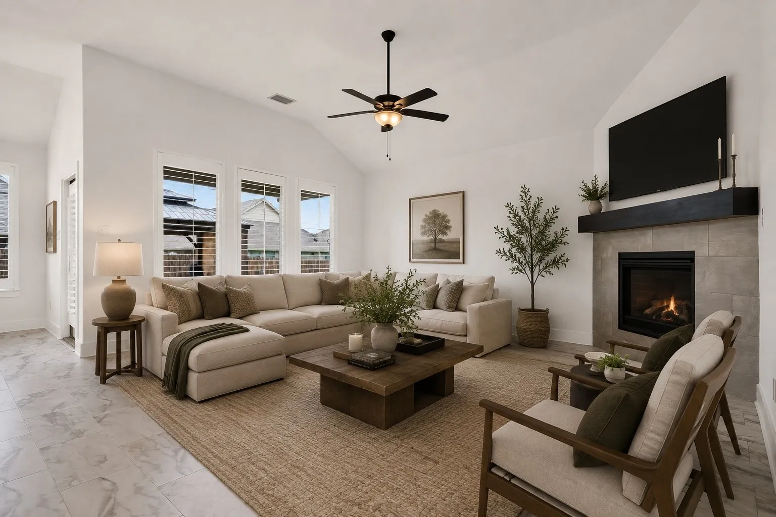 AI Generated Living Room