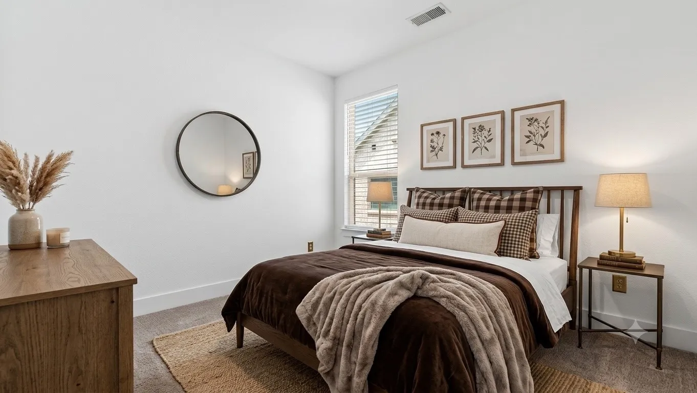 AI Generated Guest Bedroom