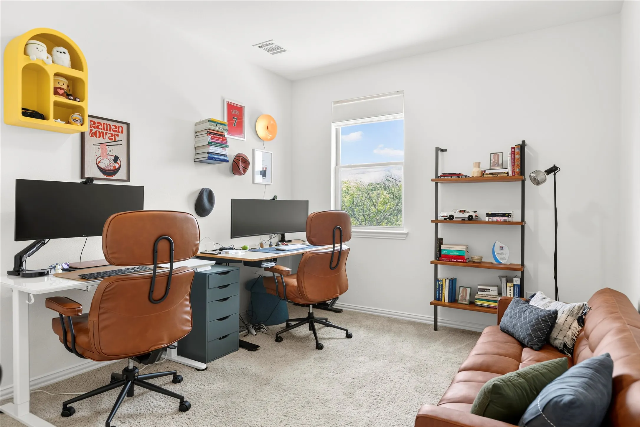 Bedroom currently used an an office.