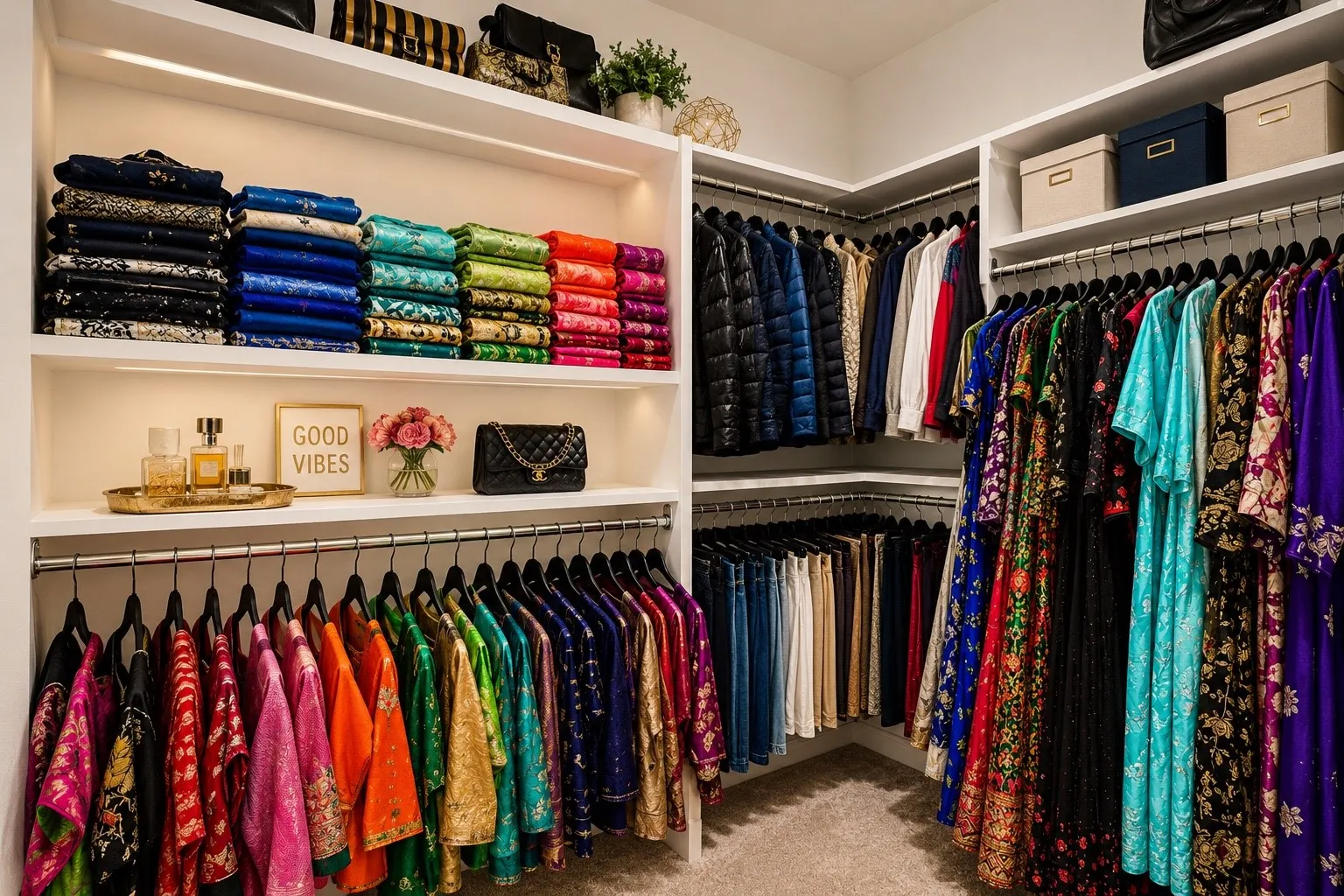 Hers an his closets
