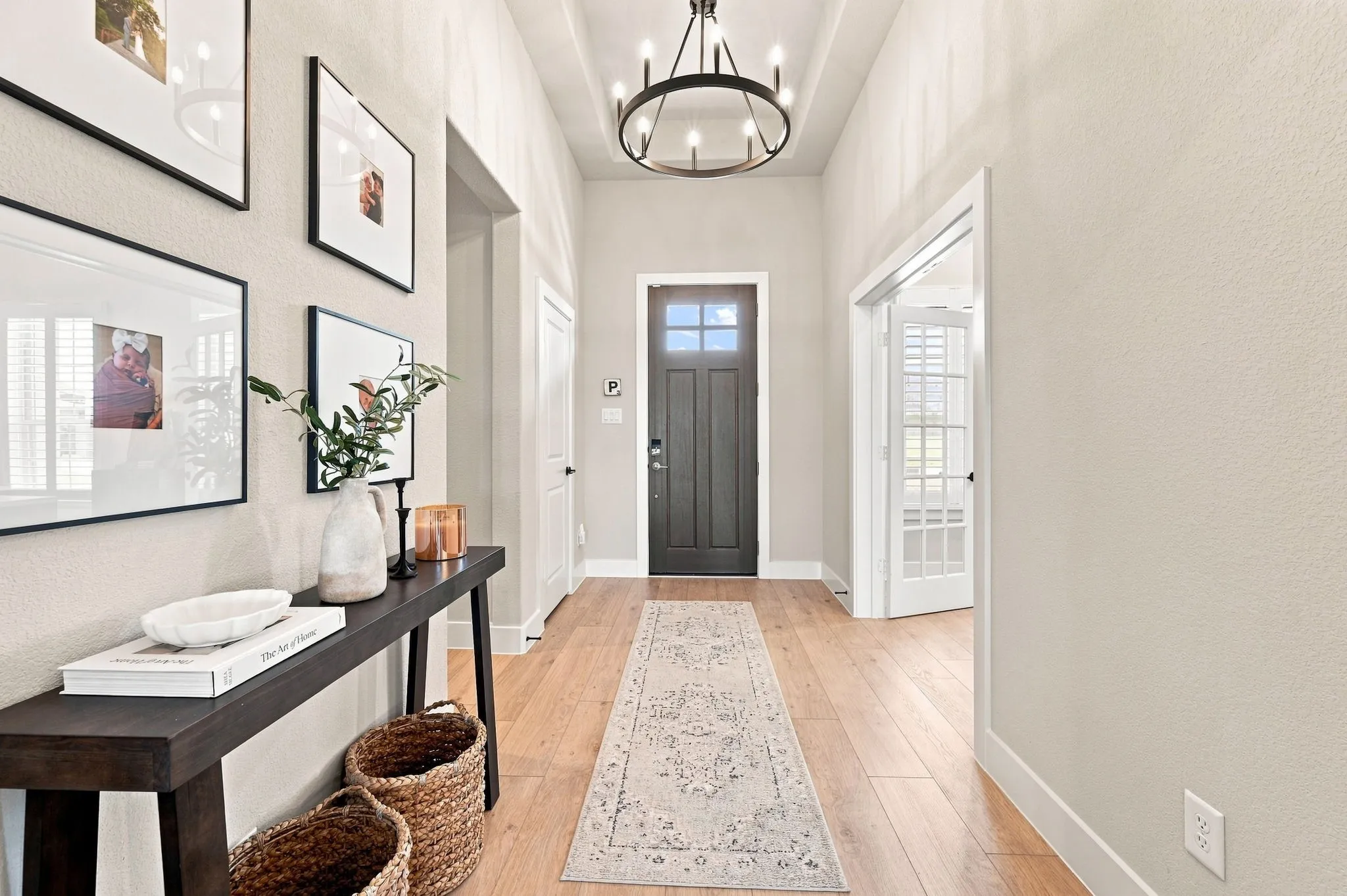 You will be welcomed through this front foyer with a lovely​​‌​​​​‌​​‌‌​‌‌​​​‌‌​‌​‌​‌​​​‌​​ chandelier.