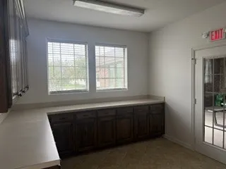 Kitchen Break Room to patio