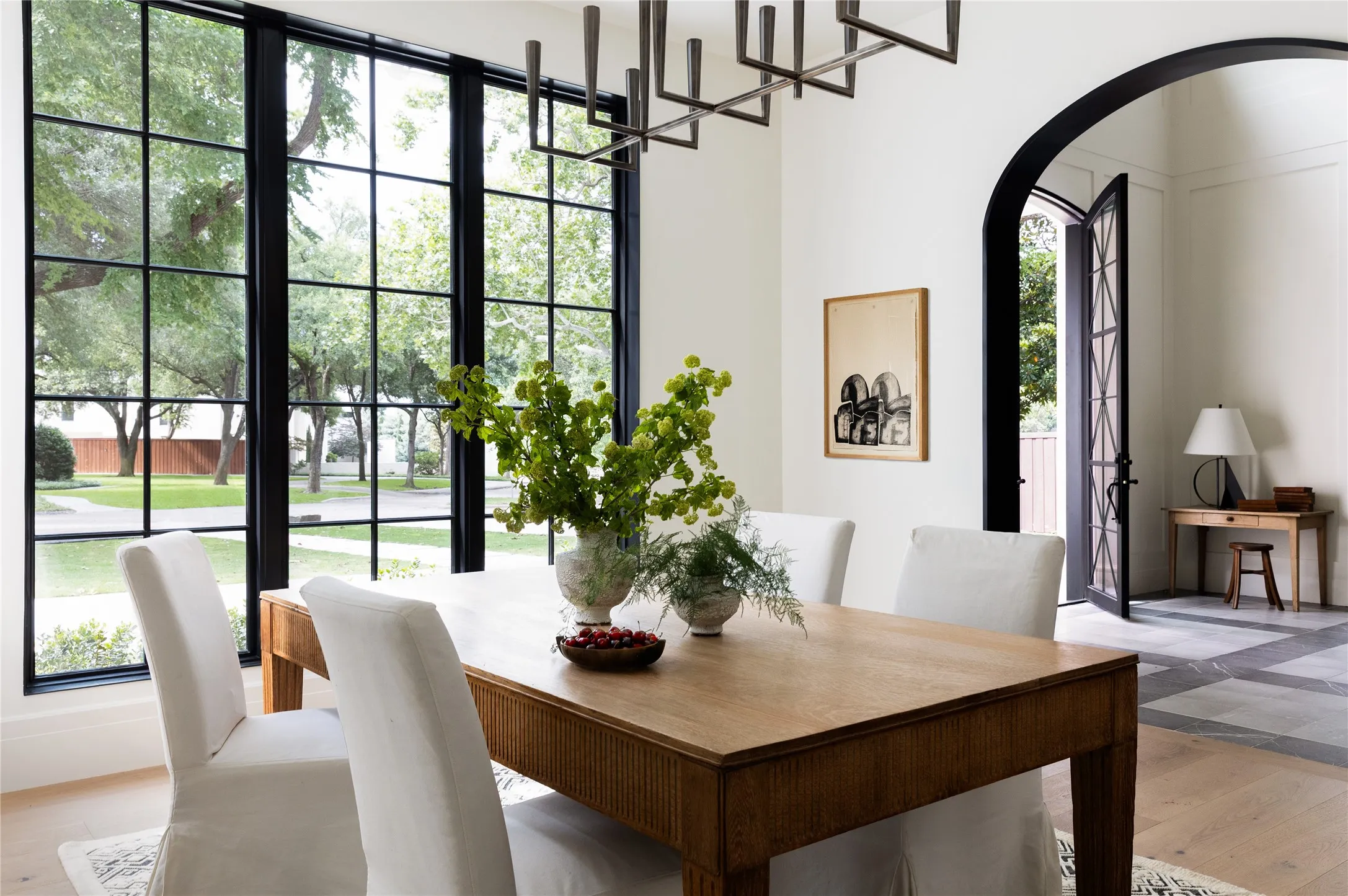 12 Person Table and Courtyard