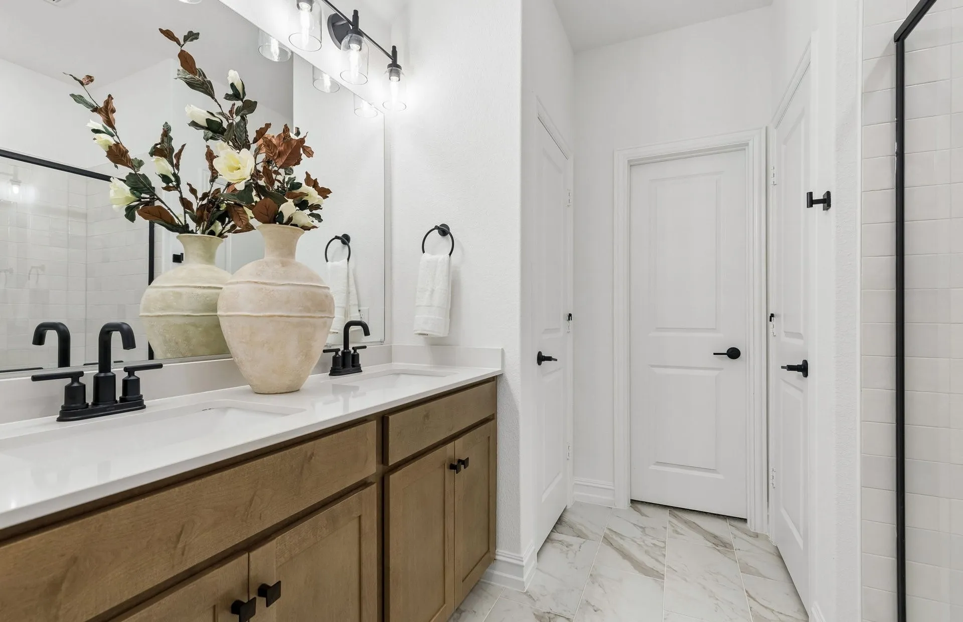 *Model Representation - Owner's private bath with double vanity